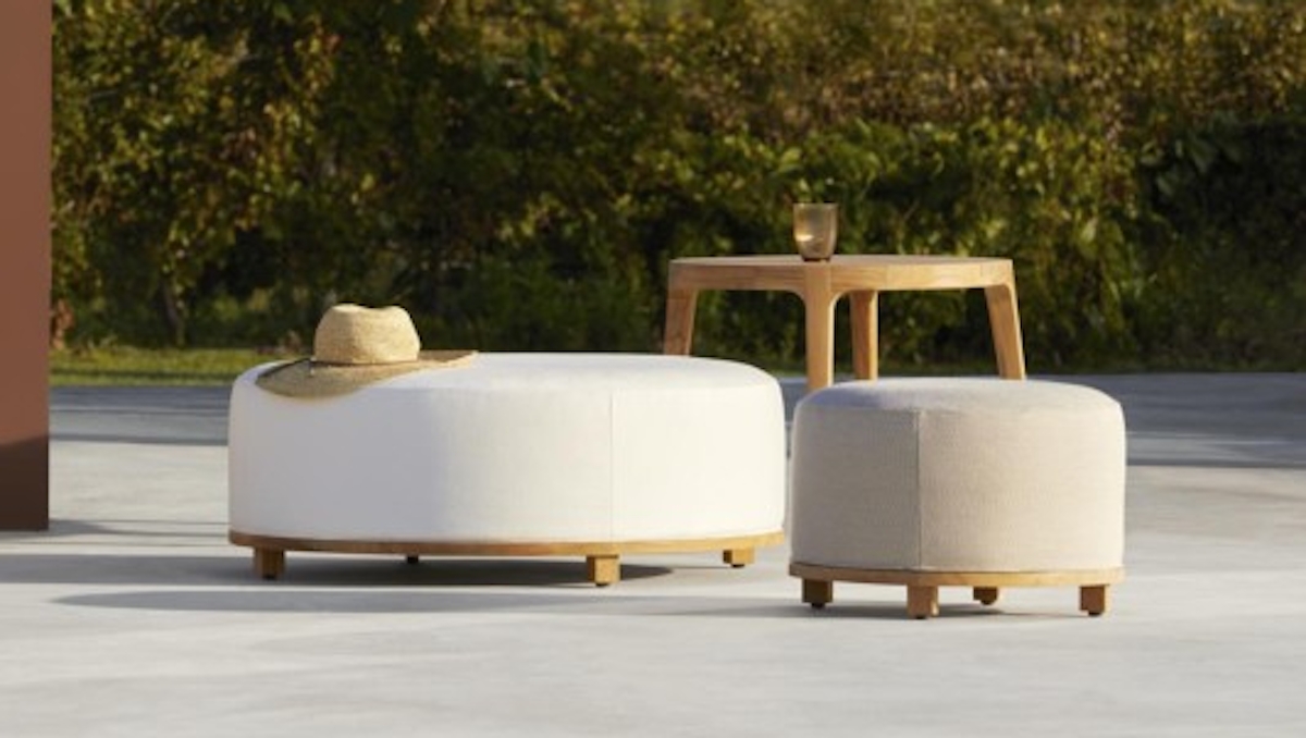 Luxury Outdoor Footstools | Outdoor Garden Storage | LuxDeco.com