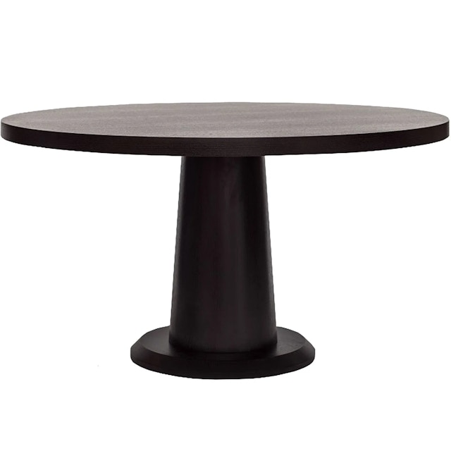 Liang & Eimil Ancora Round Dining Table in Dark Brown.