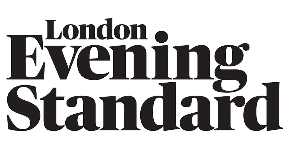 As featured in logo - London Evening Standard
