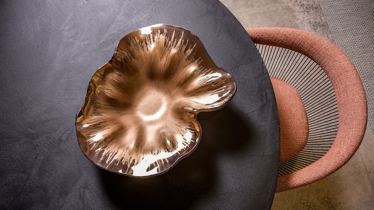 Gardeco glass bowl by Regina Medeiros
