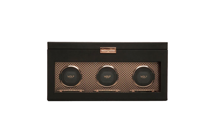 Valentine's Day Gifts for Your Special Someone | LuxDeco.com | WOLF 1834 Triple Watch Winder