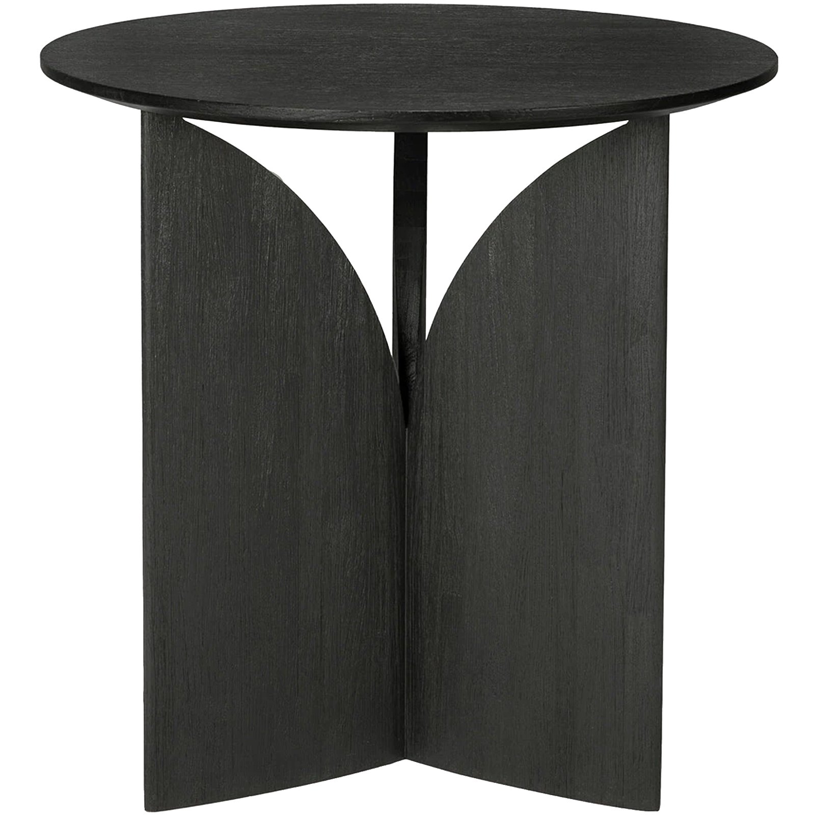 Fin black oak side table by Ethnicraft