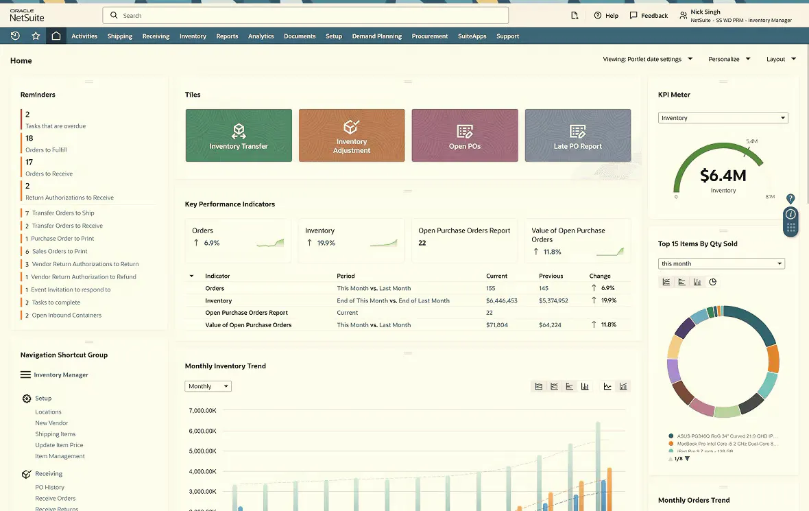 Unlocking the Power of NetSuite Dashboards: Strategies for Finance, Sales, and Operations