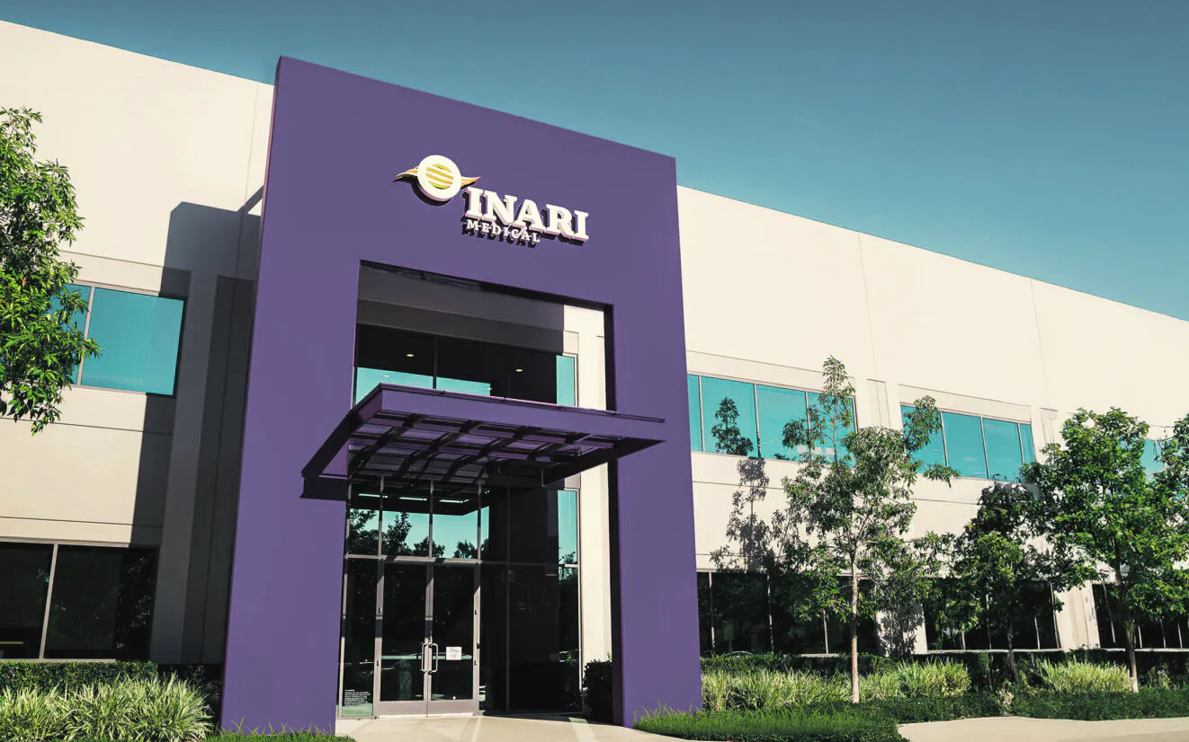 Exterior of the Inari Medical headquarters building