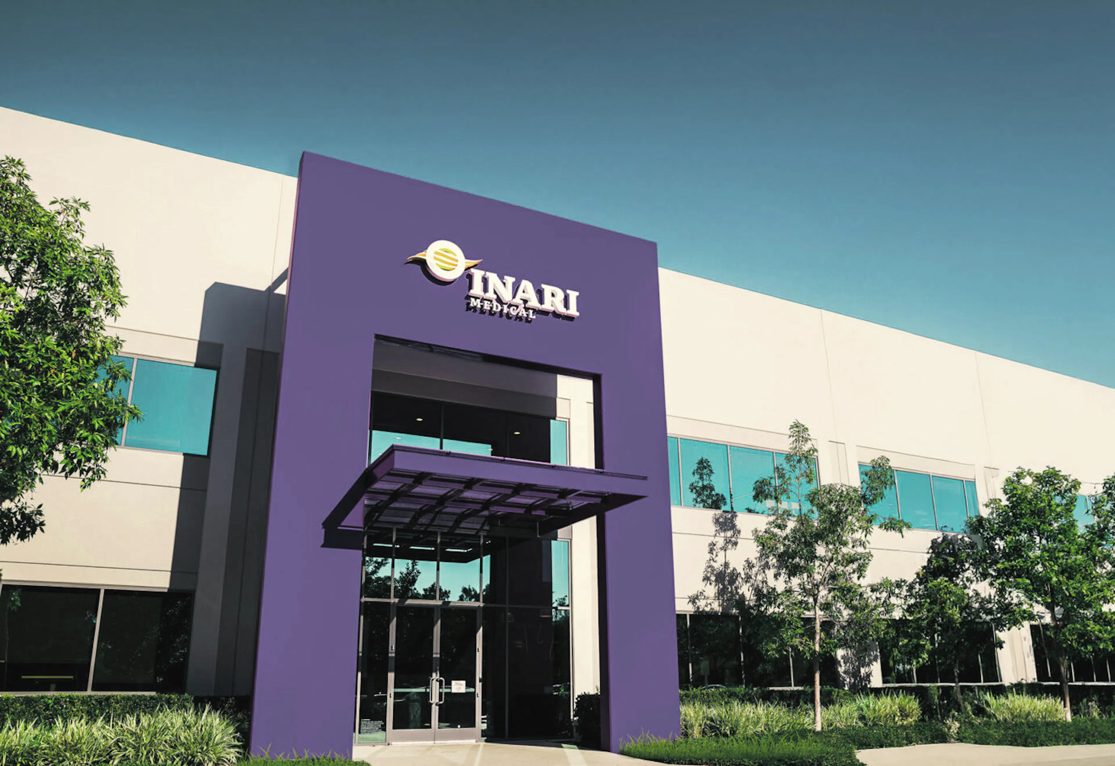 Exterior of the Inari Medical headquarters building