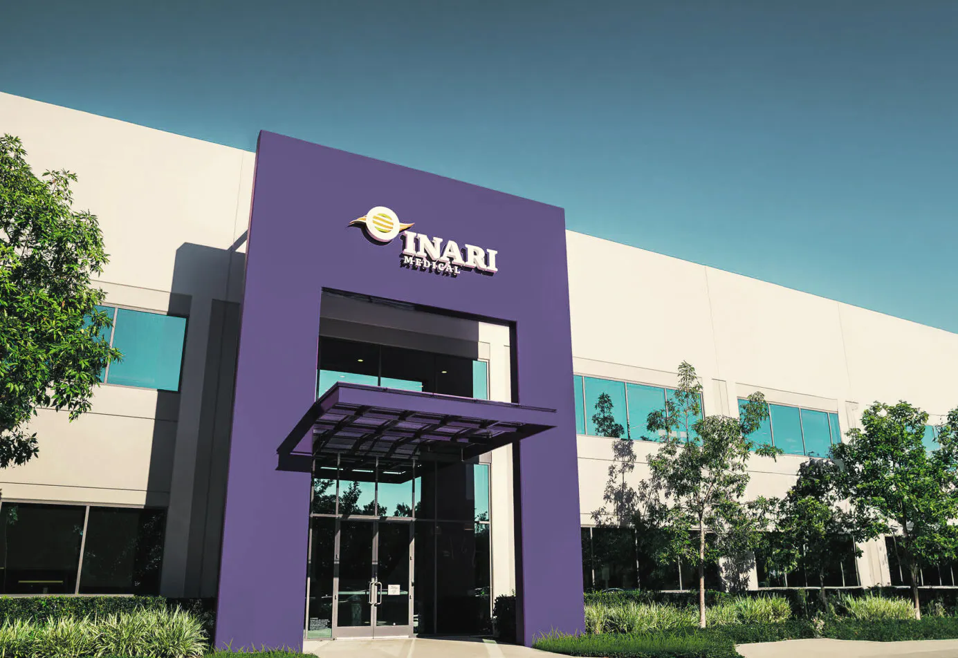 Exterior of the Inari Medical headquarters building