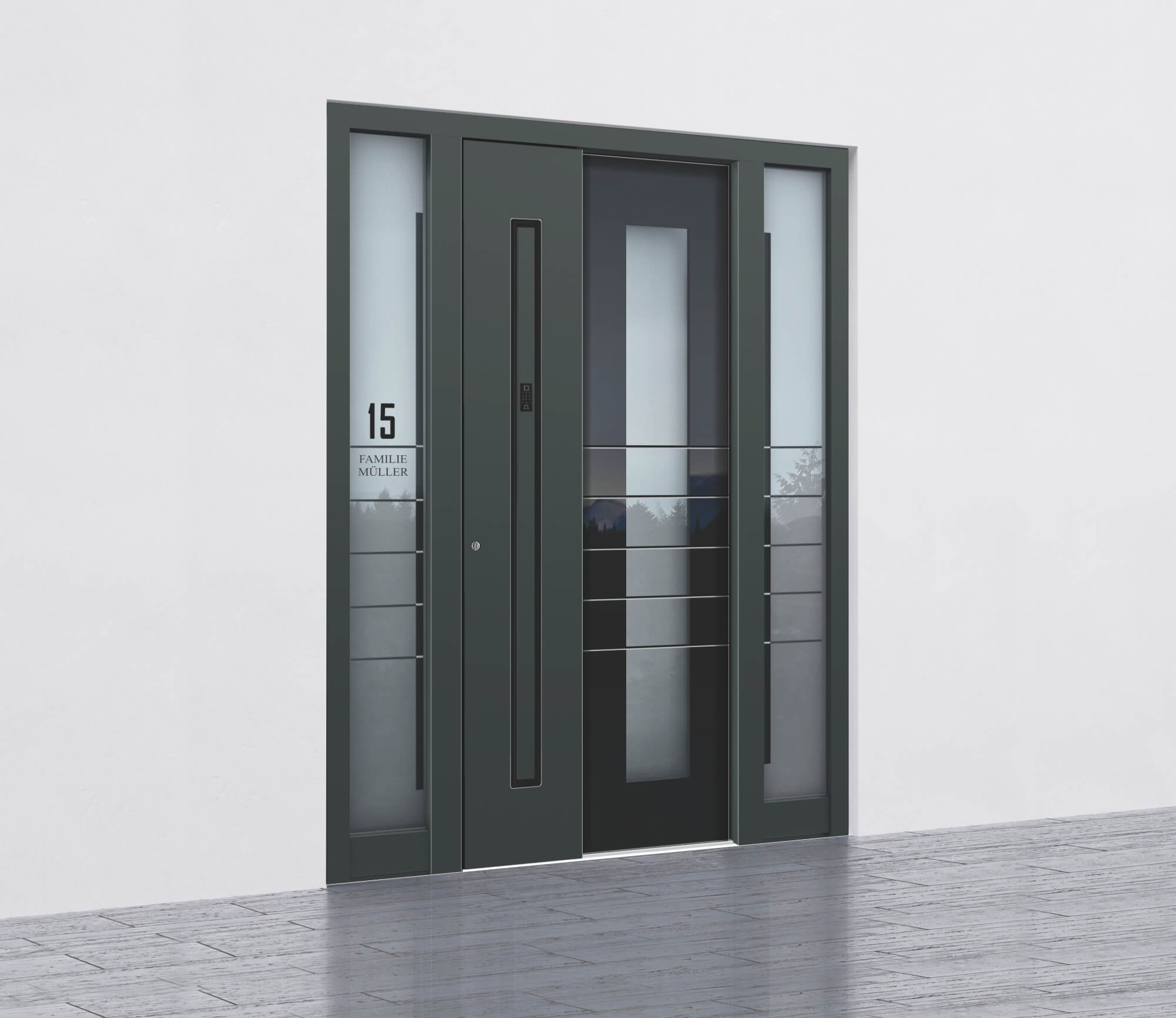 Namensschild Haustür