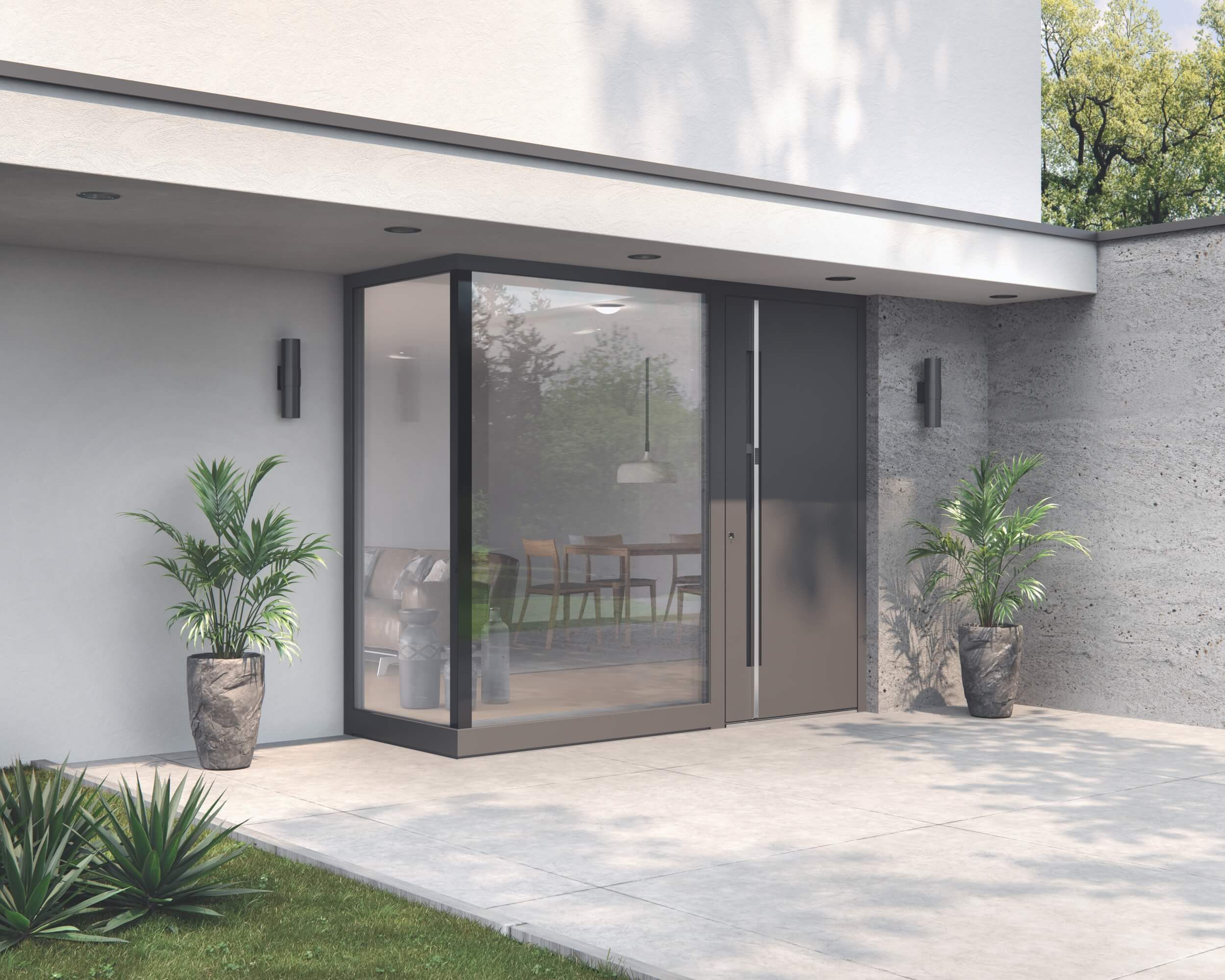 Haustüren mit Seitenteil