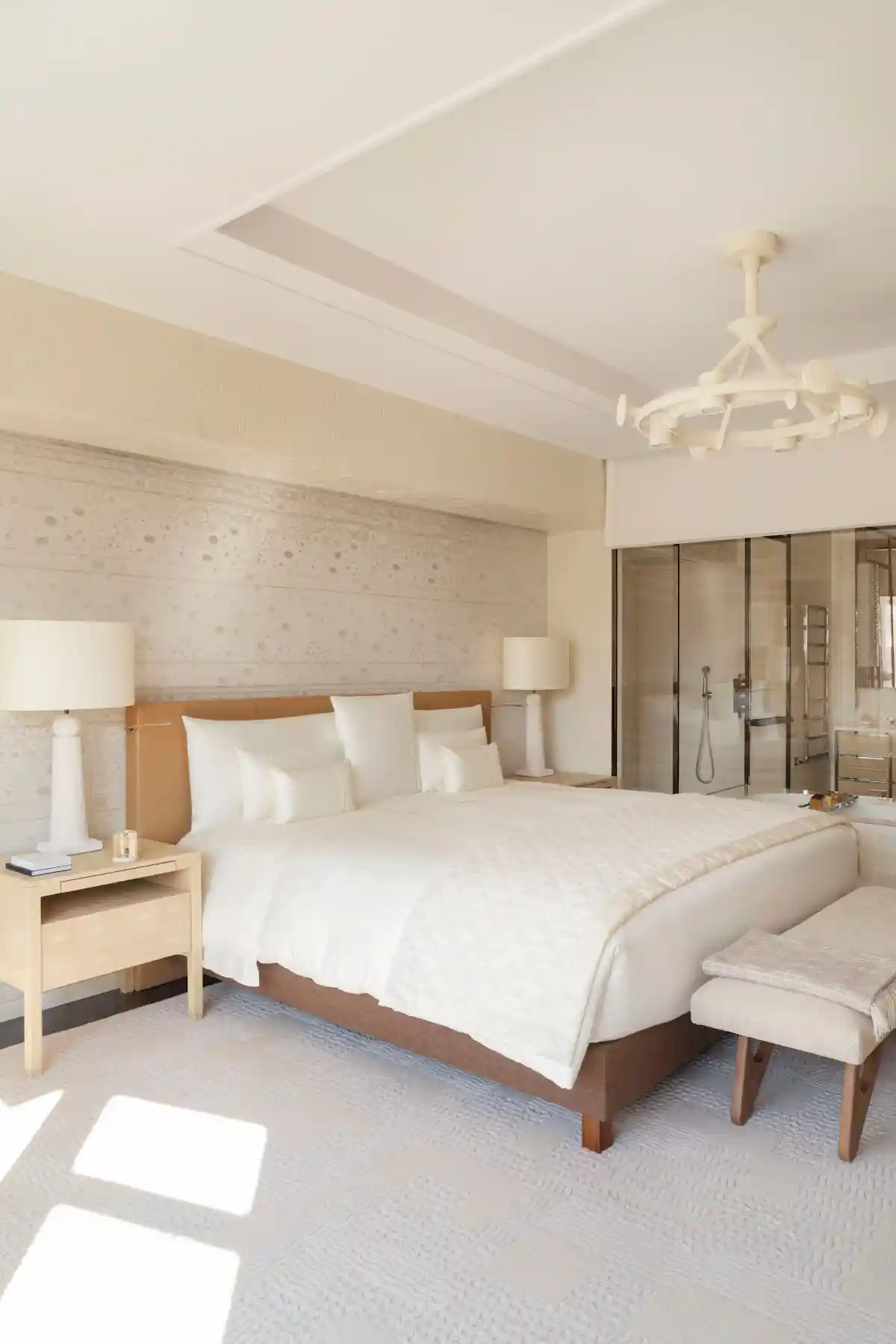 Cheval Blanc Paris - Deluxe room bedroom by Peter Marino