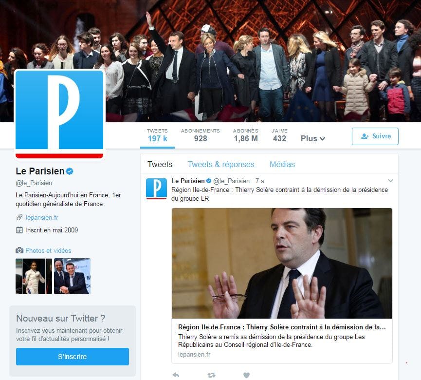 Le Parisien X page © Le Parisien