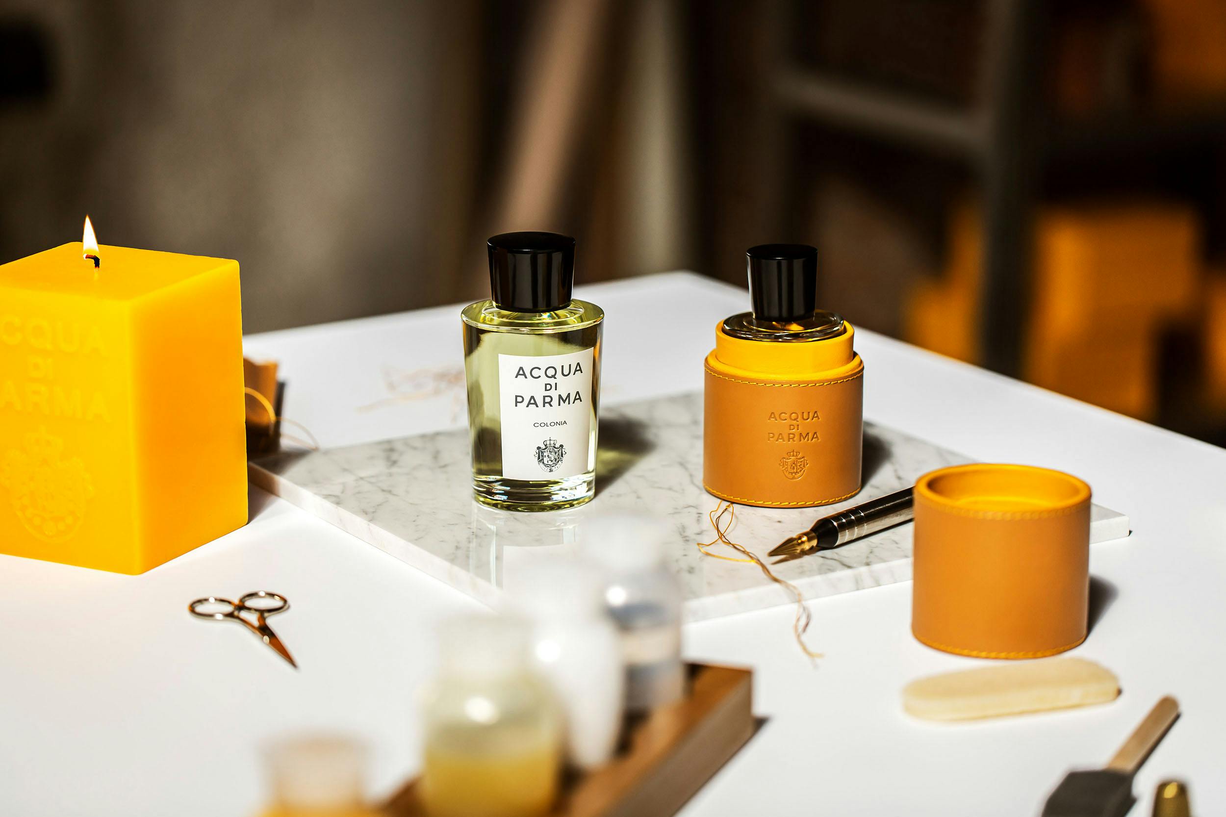 Craftsmanship Leather Objects © Acqua di Parma