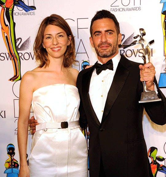 Marc Jacobs and Sofia Coppola @ Courtesy Marc Jacobs