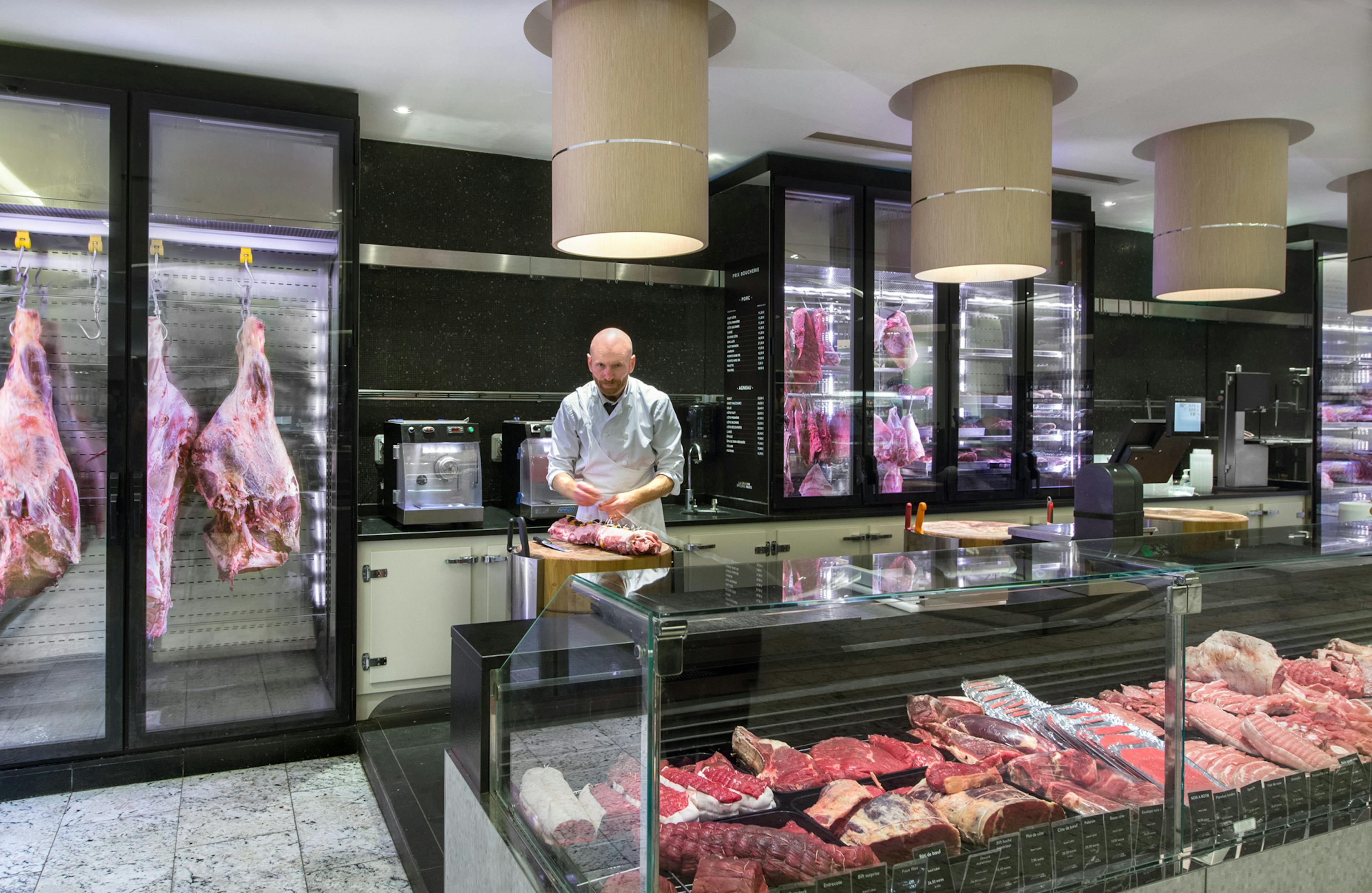 La Grande Épicerie de Paris: the Meat Counter.