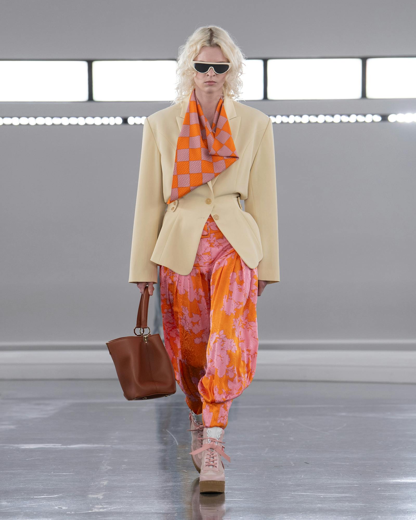 Models wearing the looks