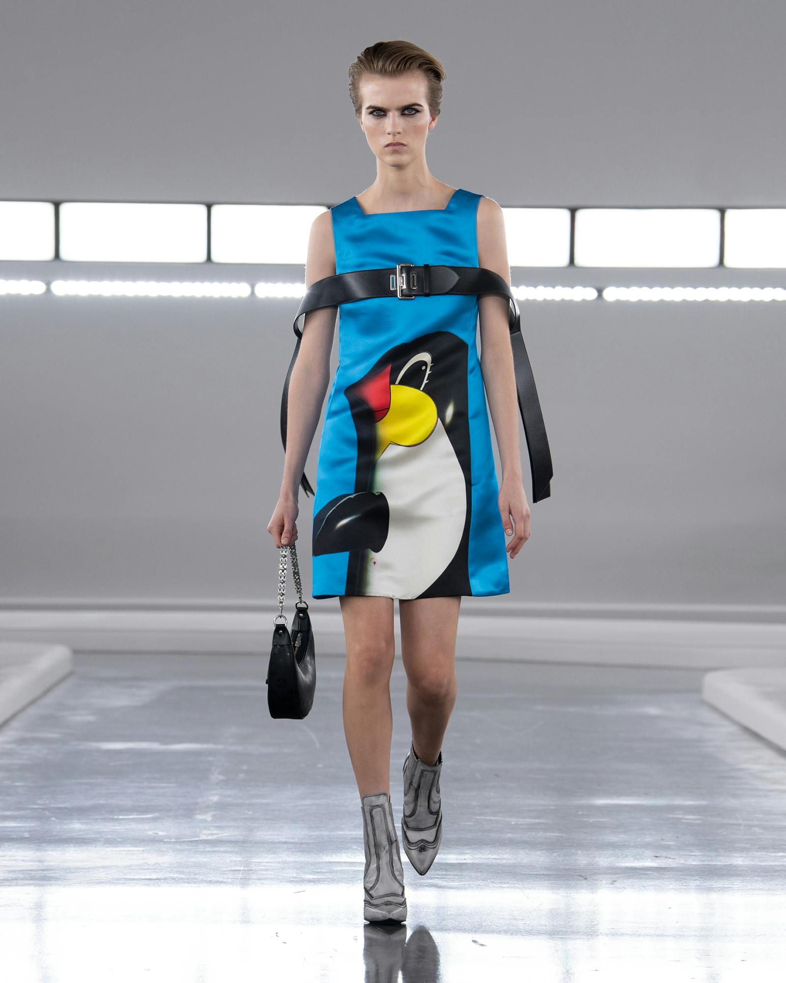 Models wearing the looks