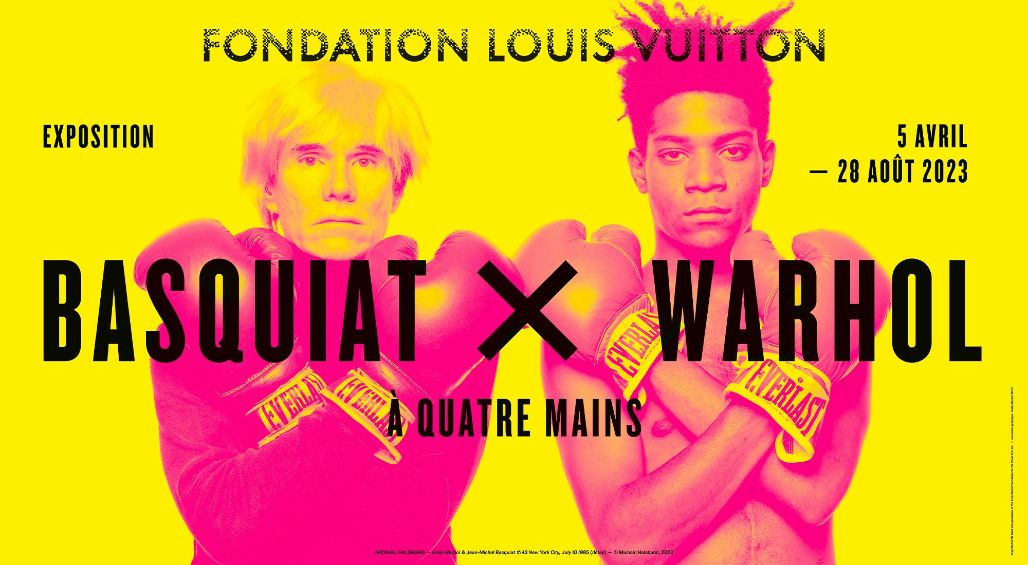 Cover “Basquiat x Warhol. Painting Four Hands” exhibition at the Fondation Louis Vuitton