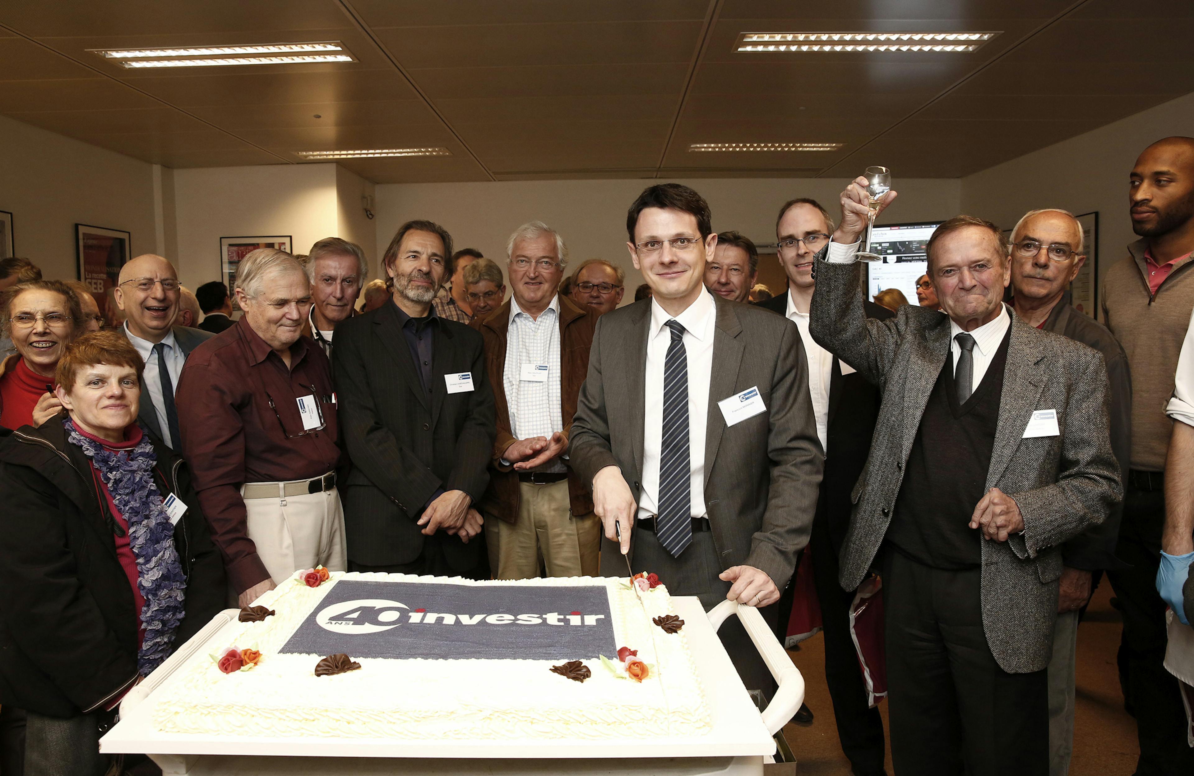 "40 years of Investir" event.