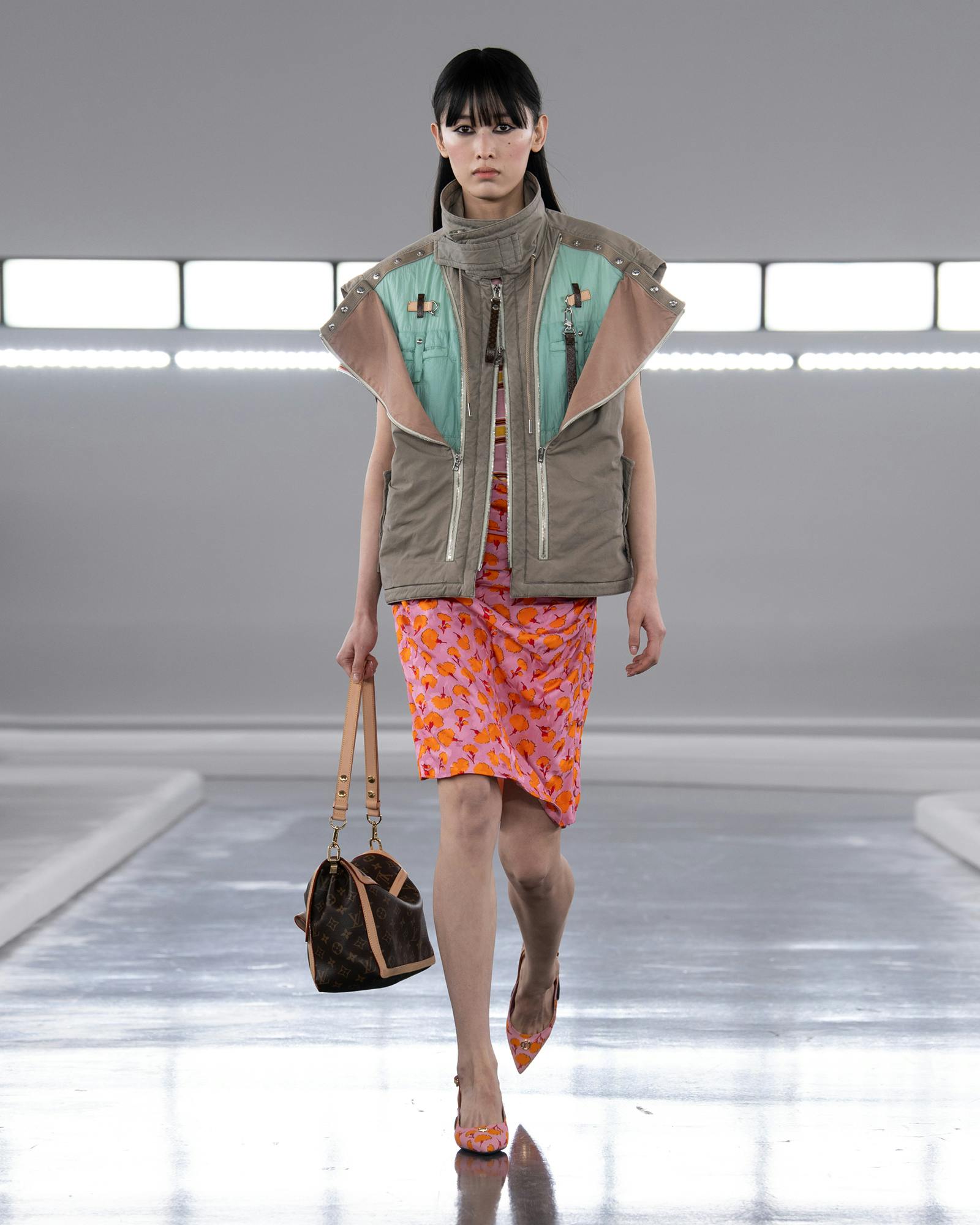 Models wearing the looks