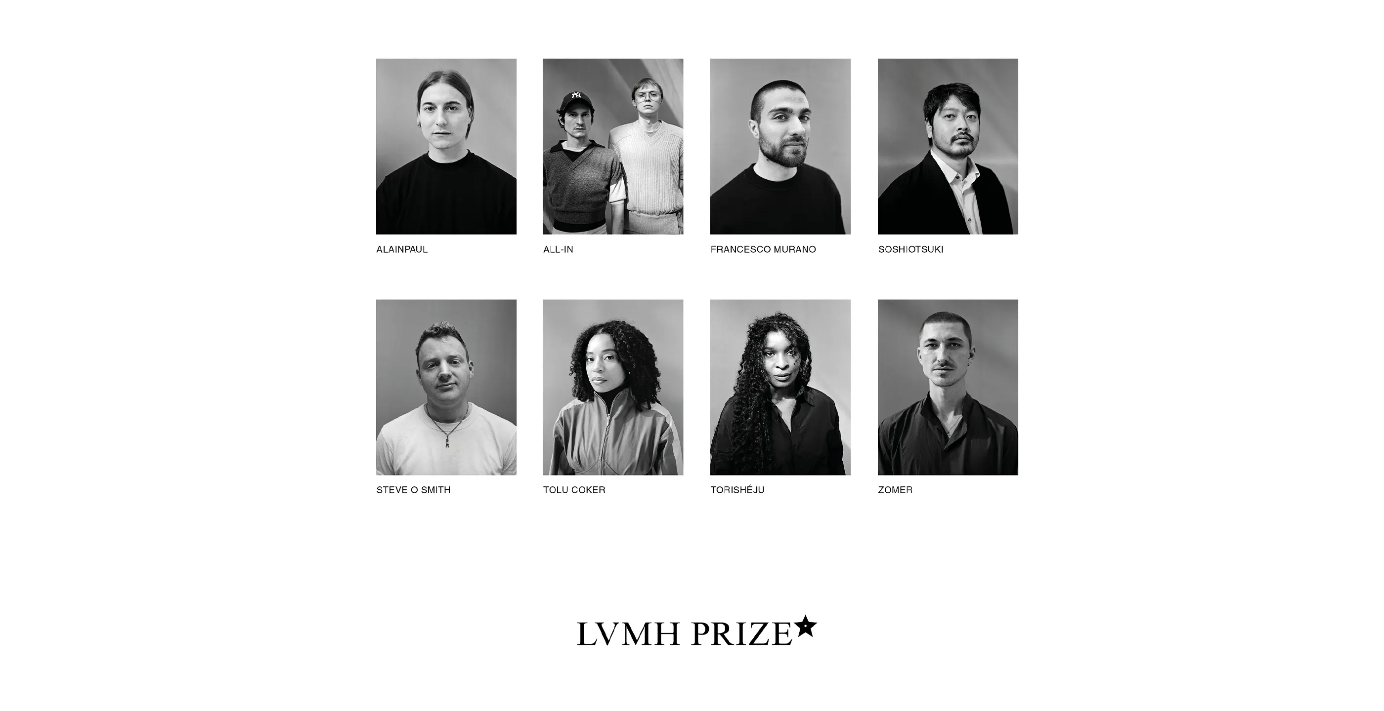 LVMH PRIZE FOR YOUNG FASHION DESIGNERS, 12TH EDITION - LVMH