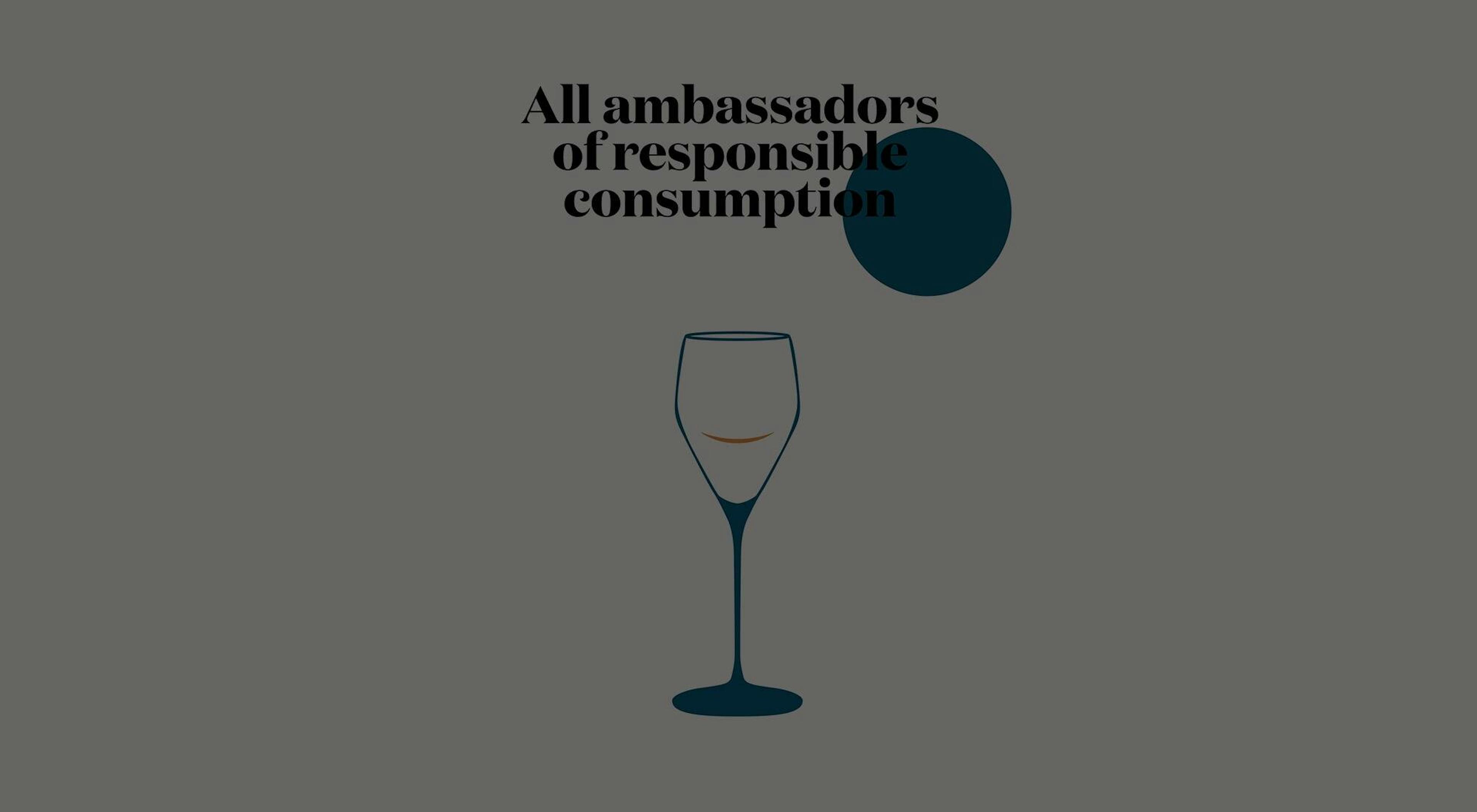 Illustration of the responsible consumption initiative at Moët Hennessy