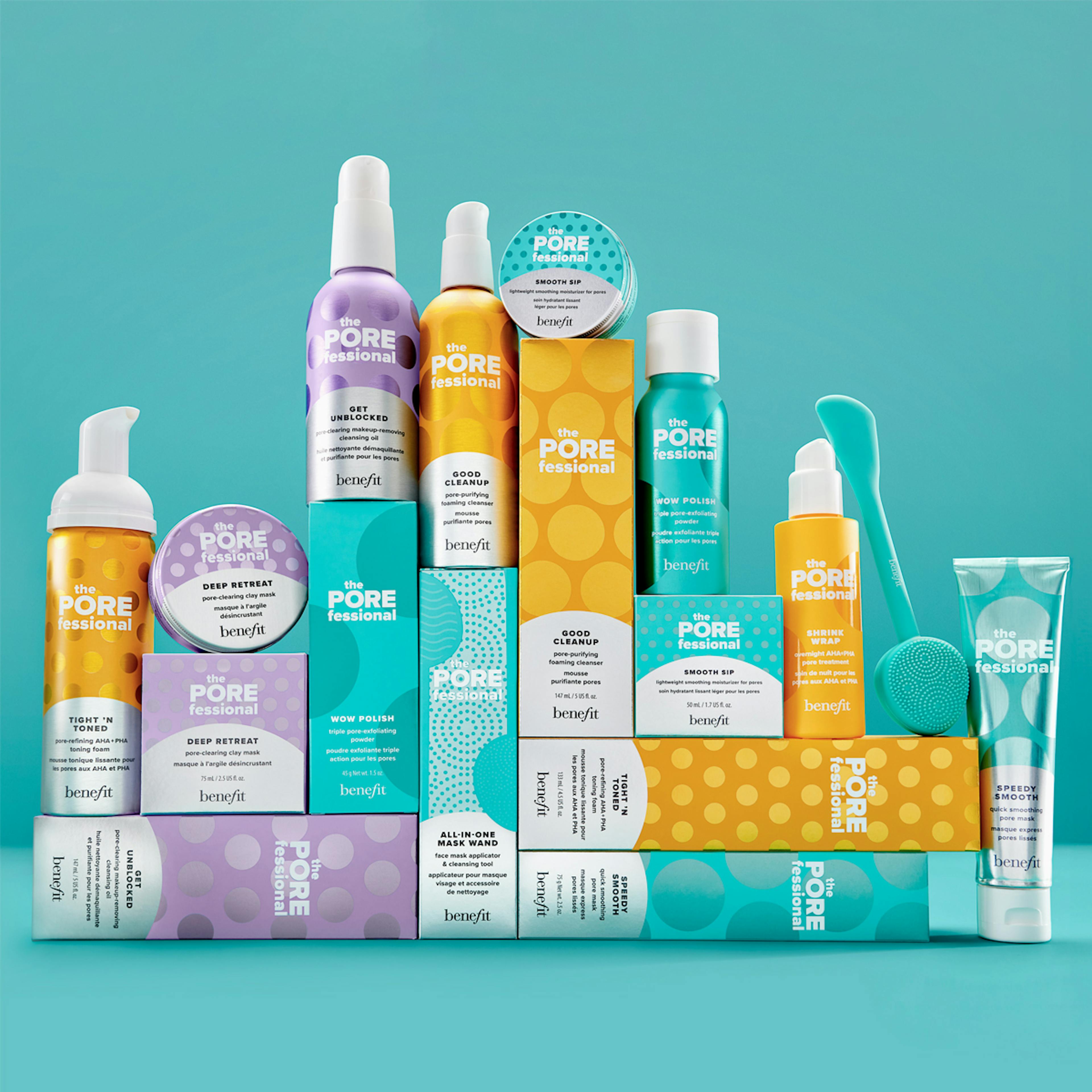 The POREfessional franchise includes high-performing primers, setters & Pore Care.