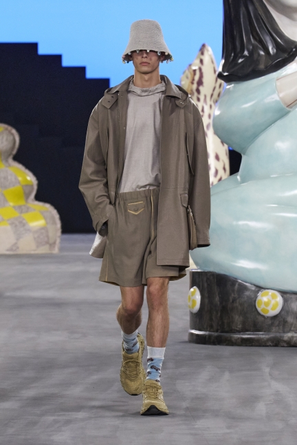 【DIOR】チェック柄“Check’n’Dior”ウールショーツ/25P新作 The poetry of craft for Dior Summer 2025 Men's col - LVMH