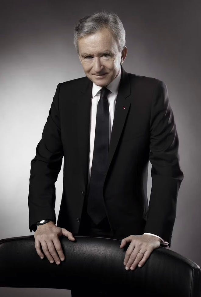Portrait de Bernard Arnault, Président-directeur général, LVMH