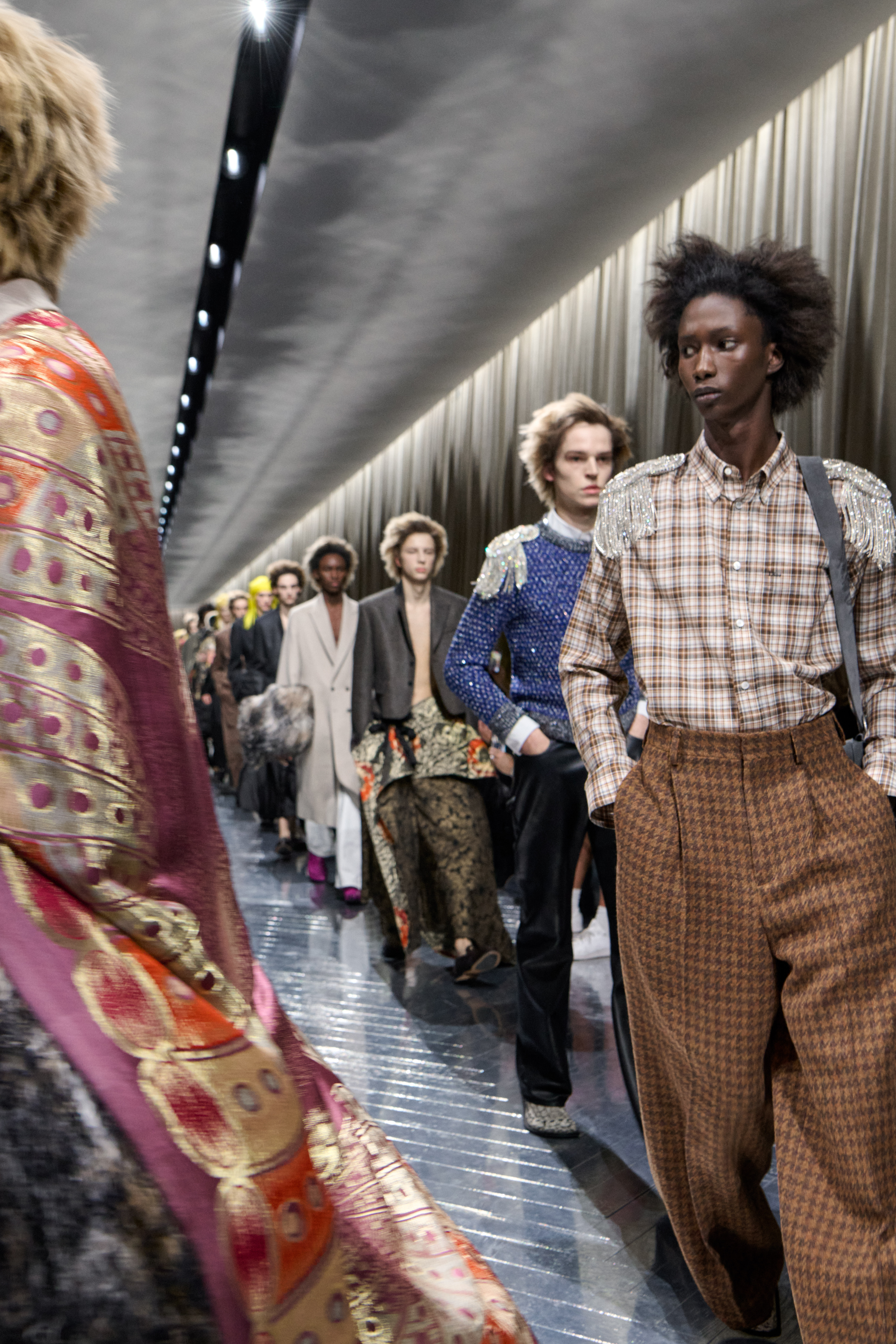 Modern-day flâneurs at Dior Winter 2026-2027 Show  - LVMH