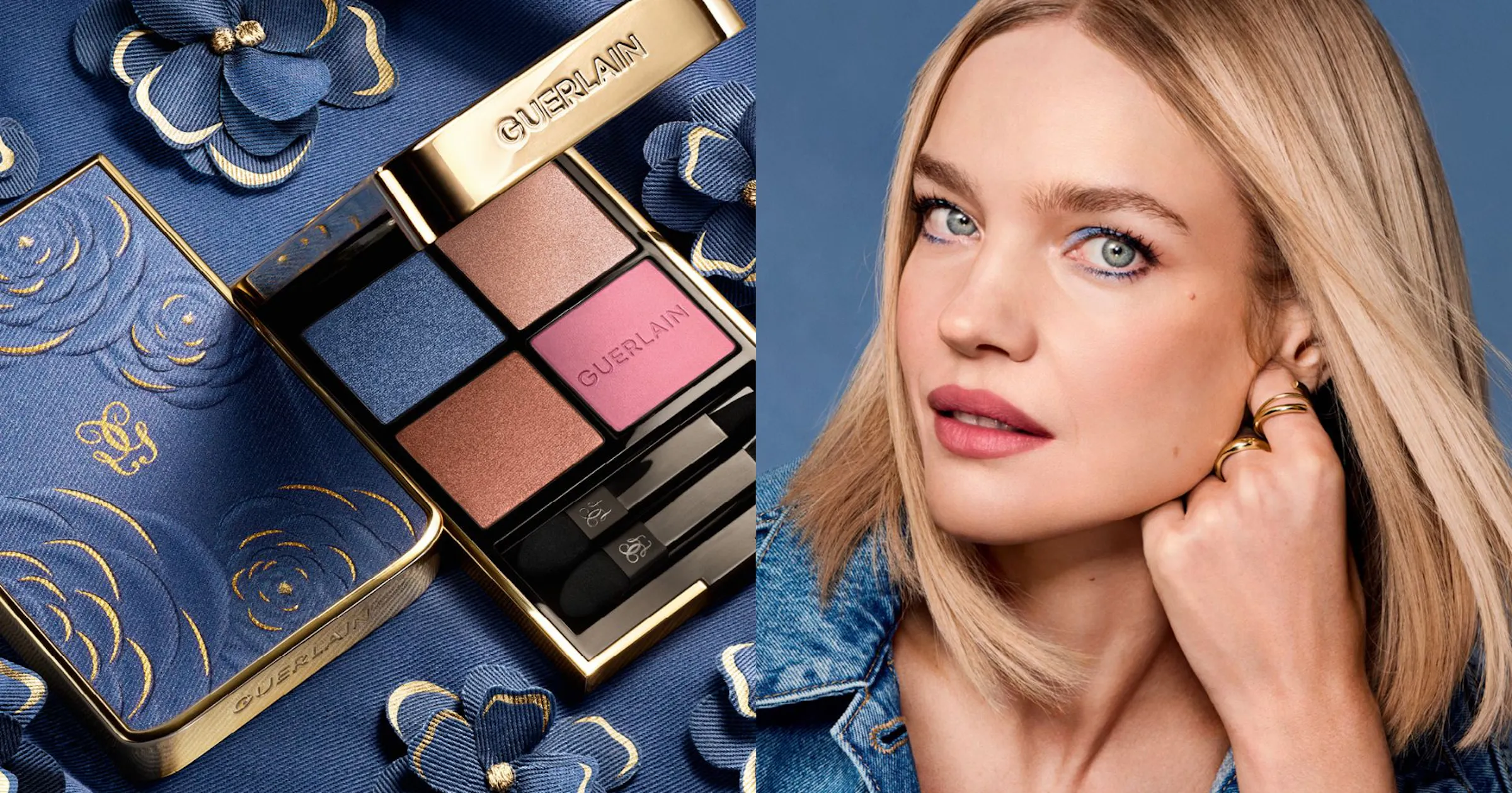 Guerlain × Nona Source Blooming Denim official collaboration image
