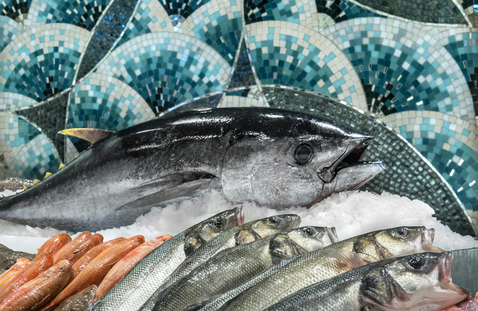 La Grande Épicerie de Paris: the Fish Counter.