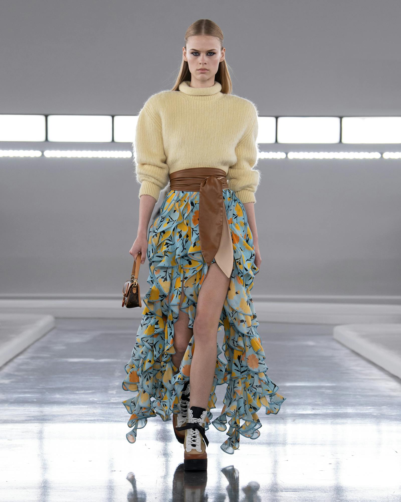 Models wearing the looks