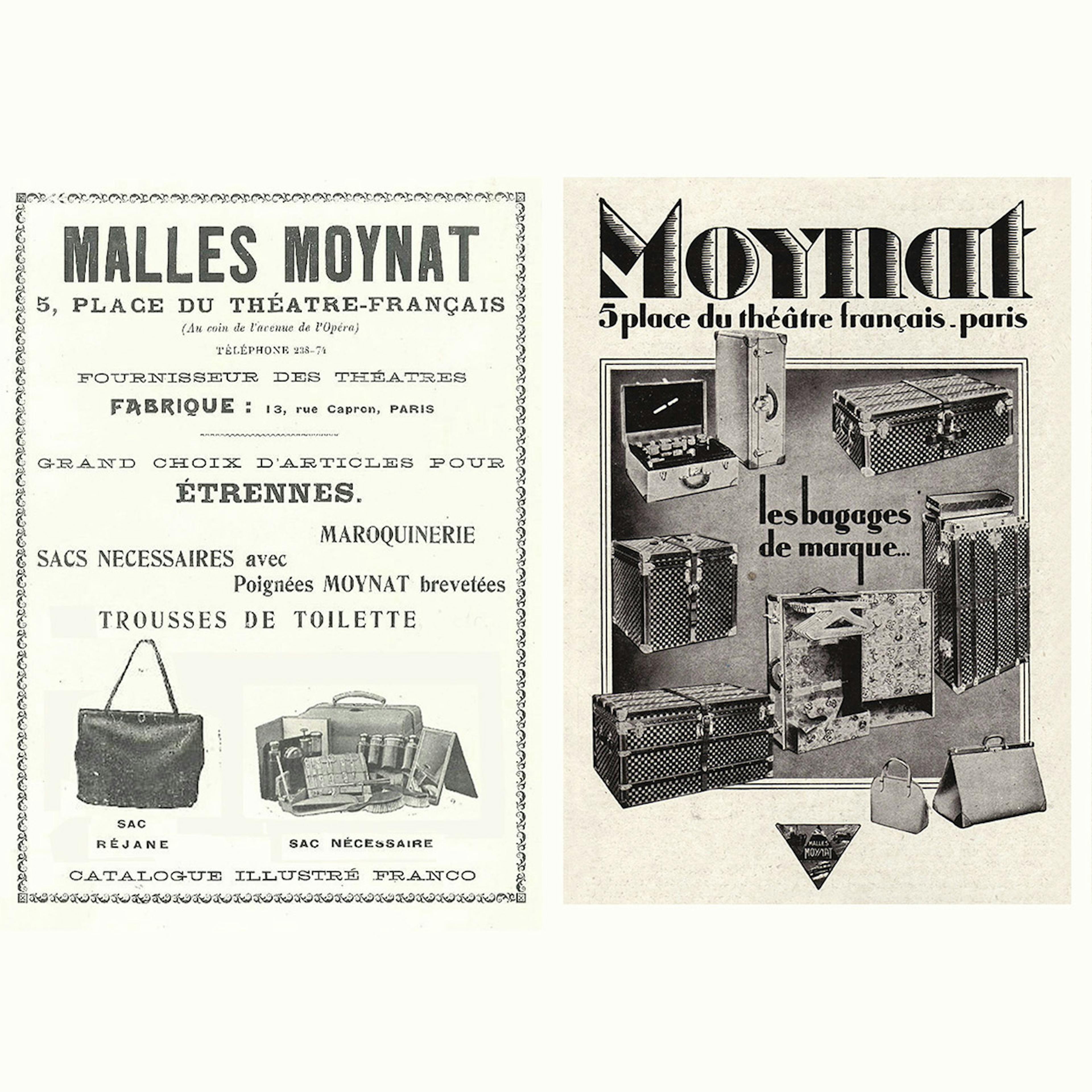 MOYNAT vintage ads © Moynat archives