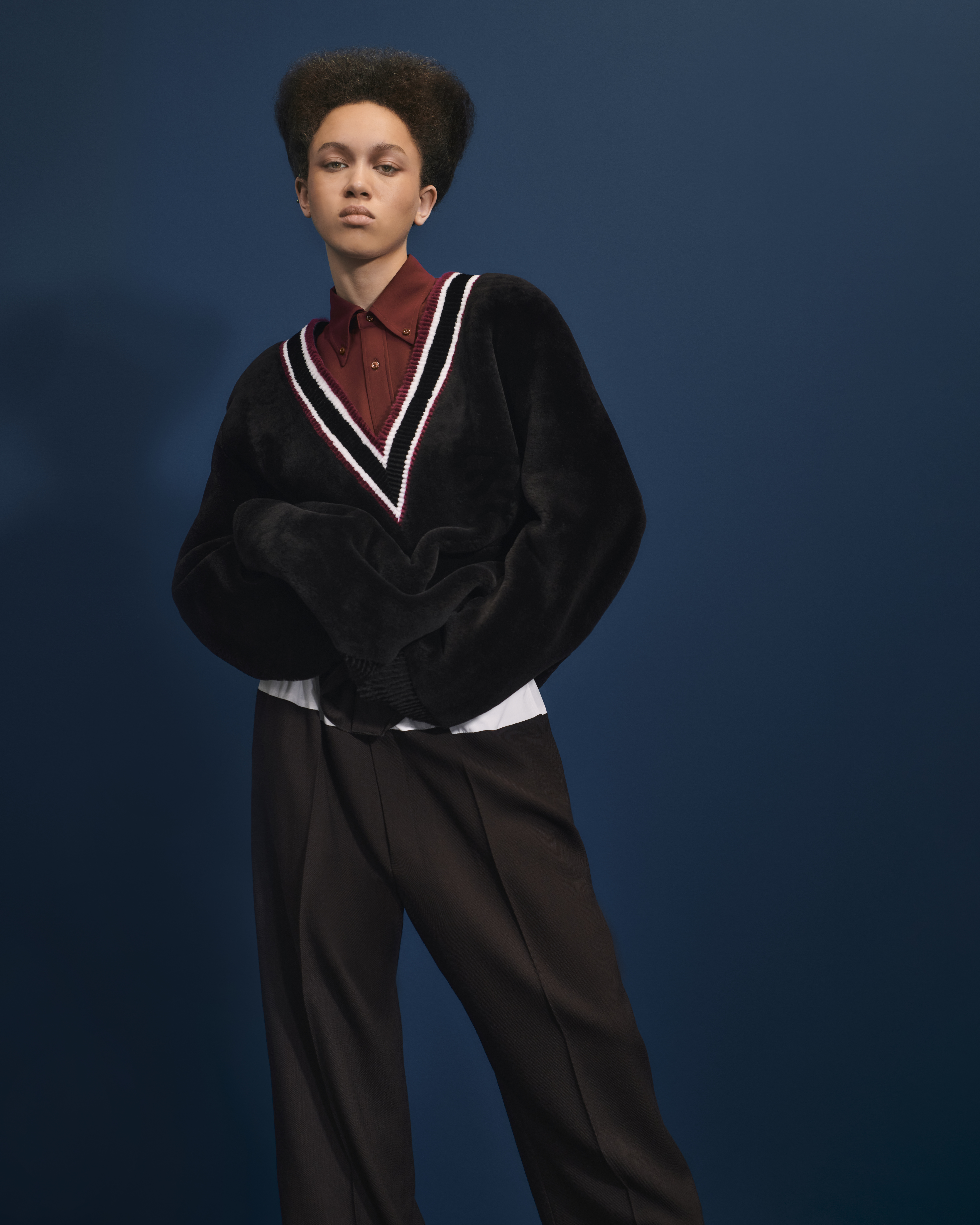 パンツ Fendi Black Wool Blend Fendi X Stefano Pilati Pant Fendi & Stefano Pilati present new Winter 2023-202 - LVMH