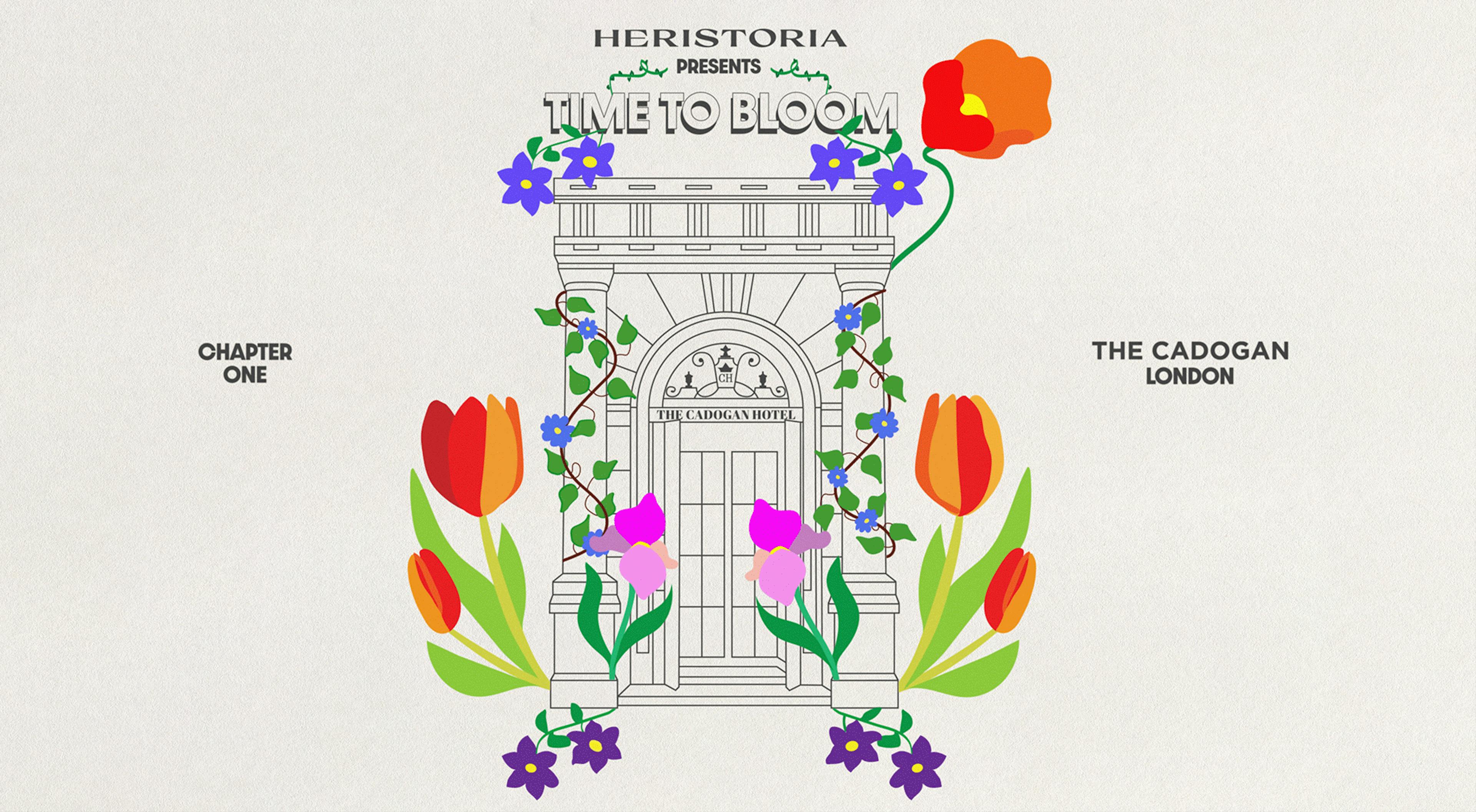 Cover - Heristoria presents “Time to Bloom” selection of vintage pieces in collaboration with The Cadogan, A Belmond Hotel