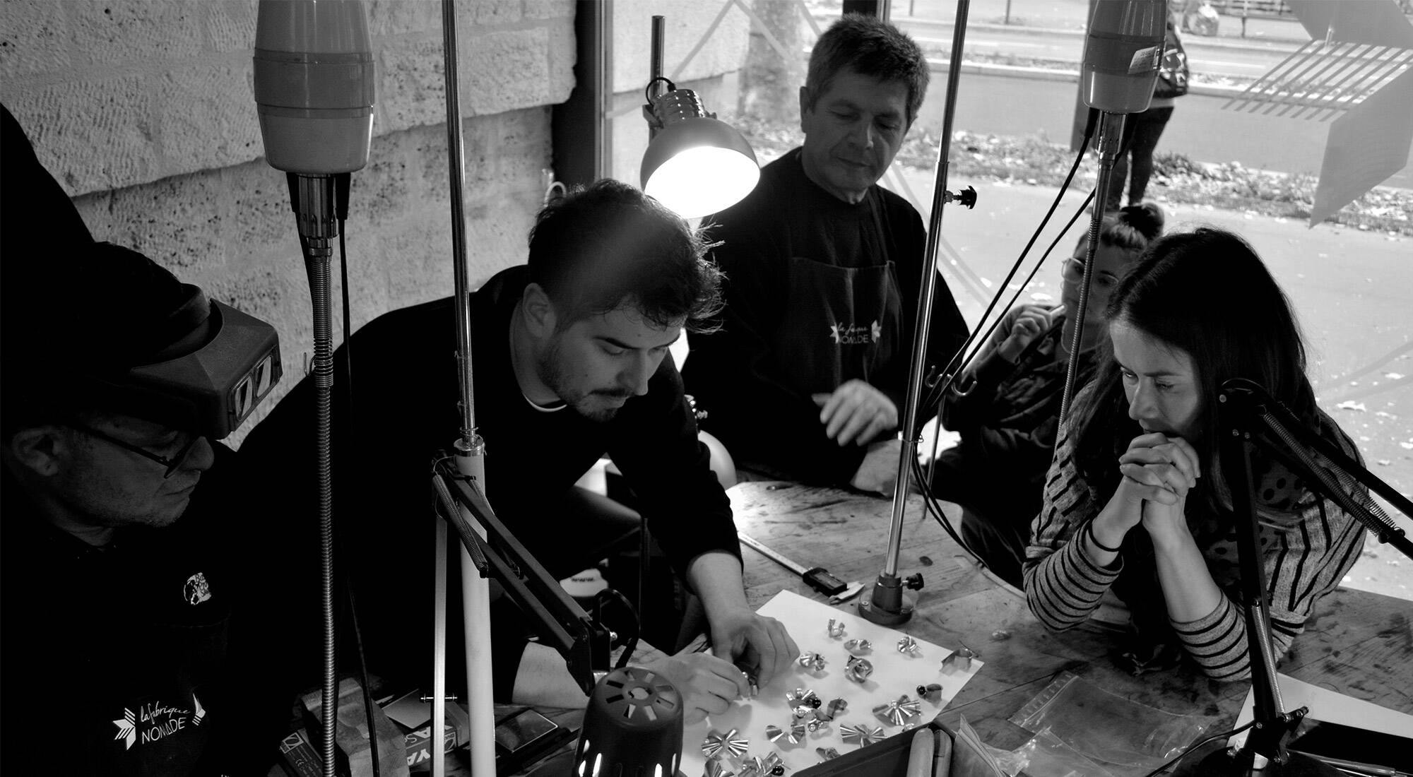 Cover LVMH supports the new Traits d’union 7 collection from association La Fabrique NOMADE, resulting from the collaboration between designers from its Maisons with refugee craftsmen in France