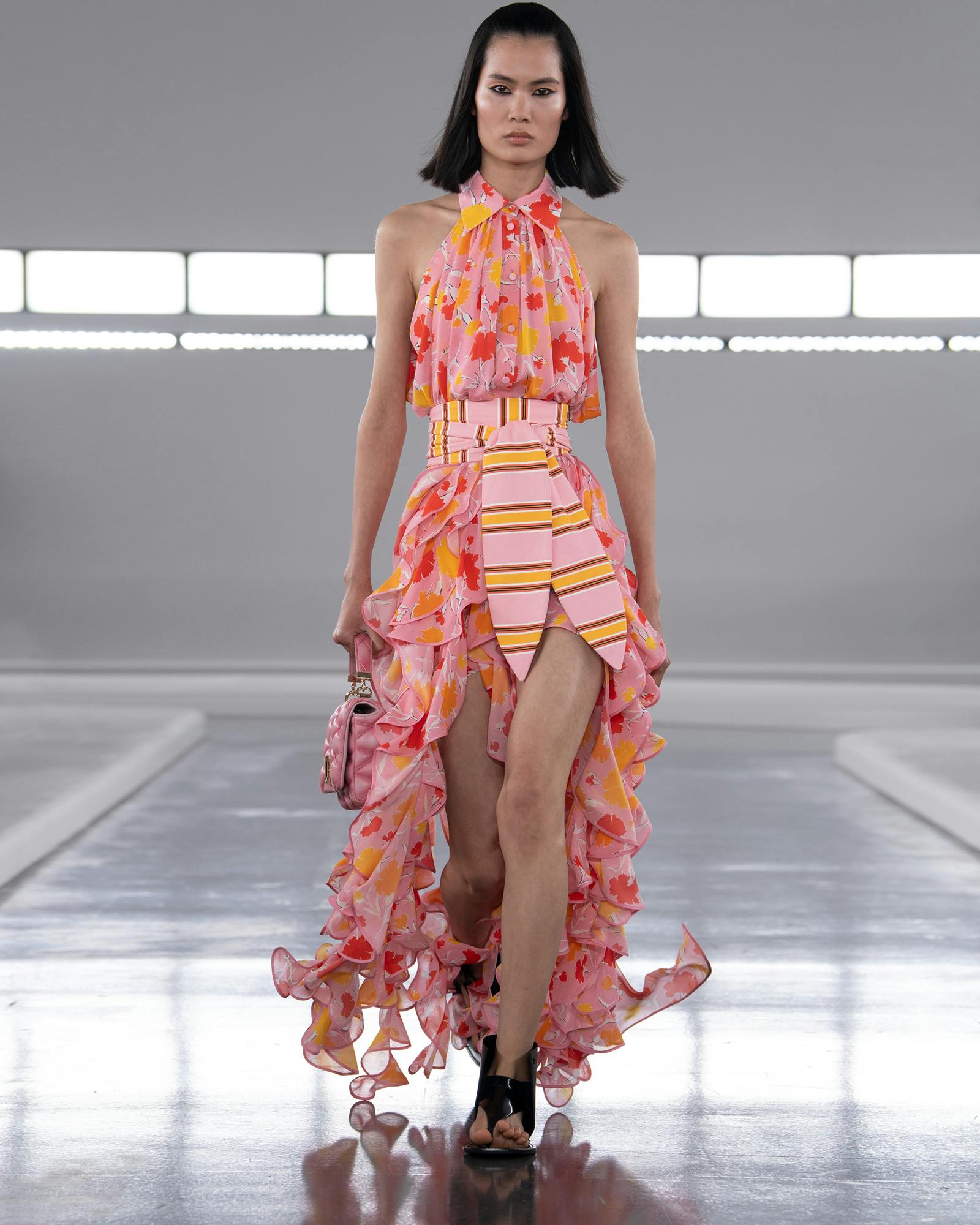 Models wearing the looks