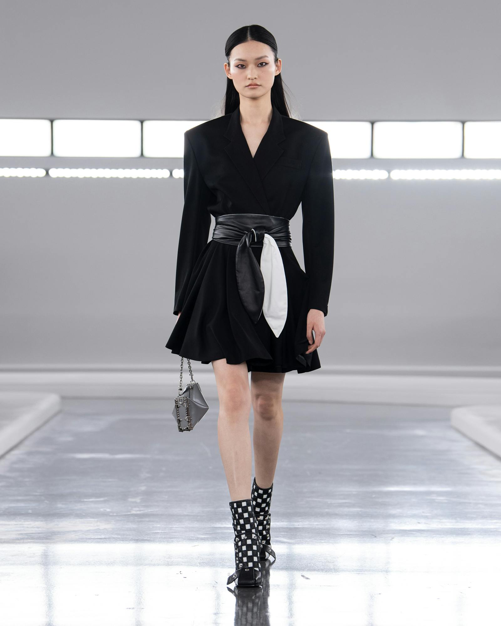 Models wearing the looks