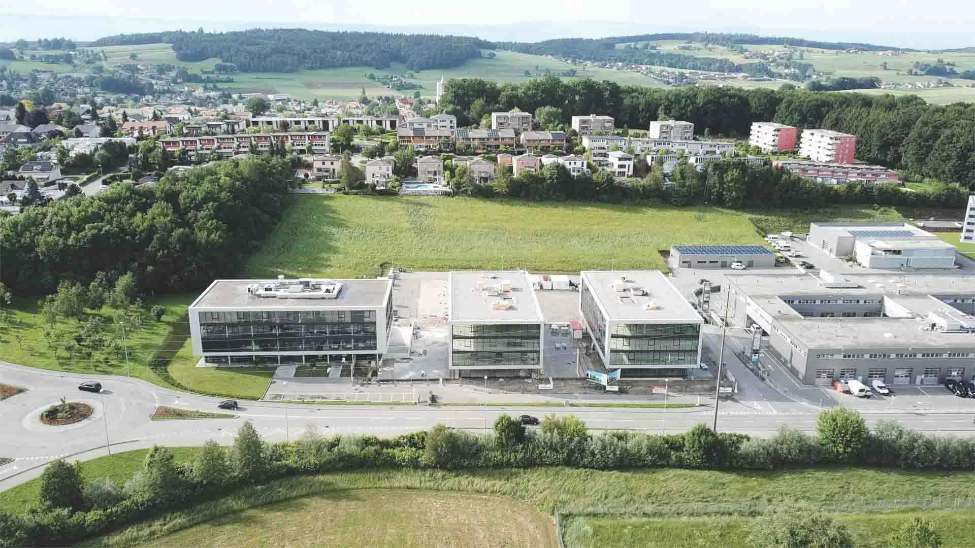 image de la réalisation Production de vidéo immobilière au drone à Fribourg pour PBBG