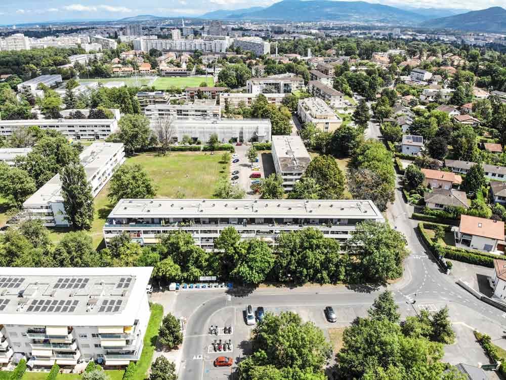 image de la réalisation Production de photographie immobilière au drone à Genève pour SPG-Rytz