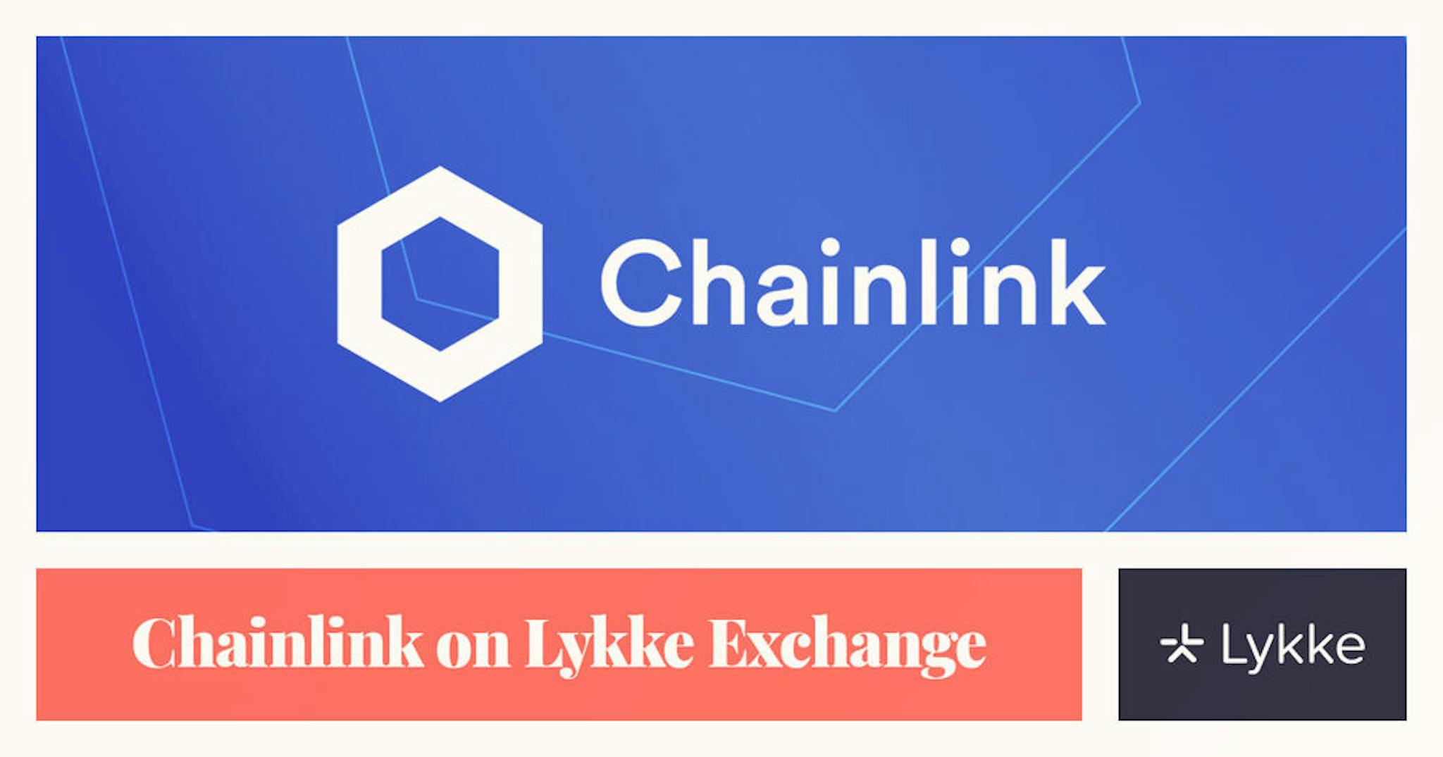 Chainlink on Lykke Exchange