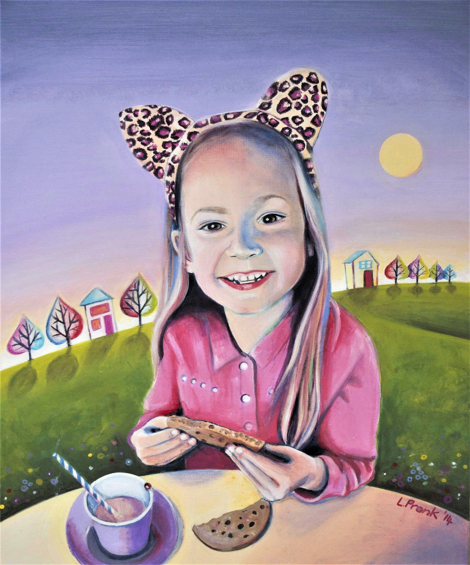 Portrait - Acrylic on canvas - Amelia