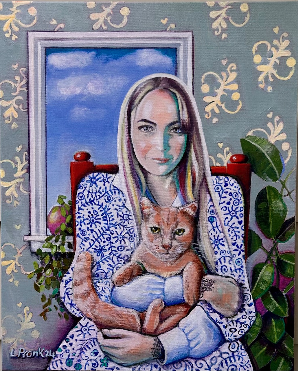 Portrait - Zoe and Ginger