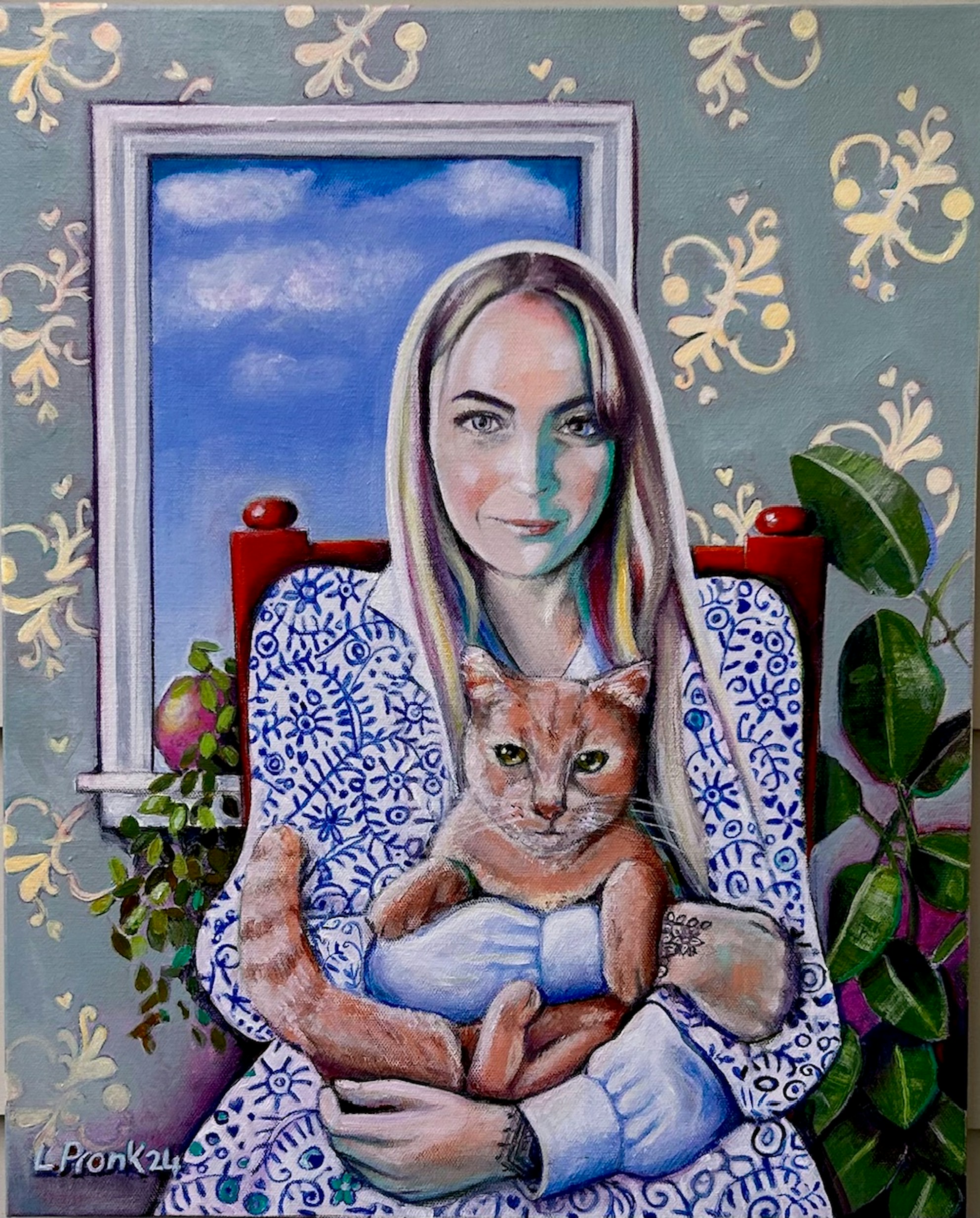 Portrait - Zoe and Ginger