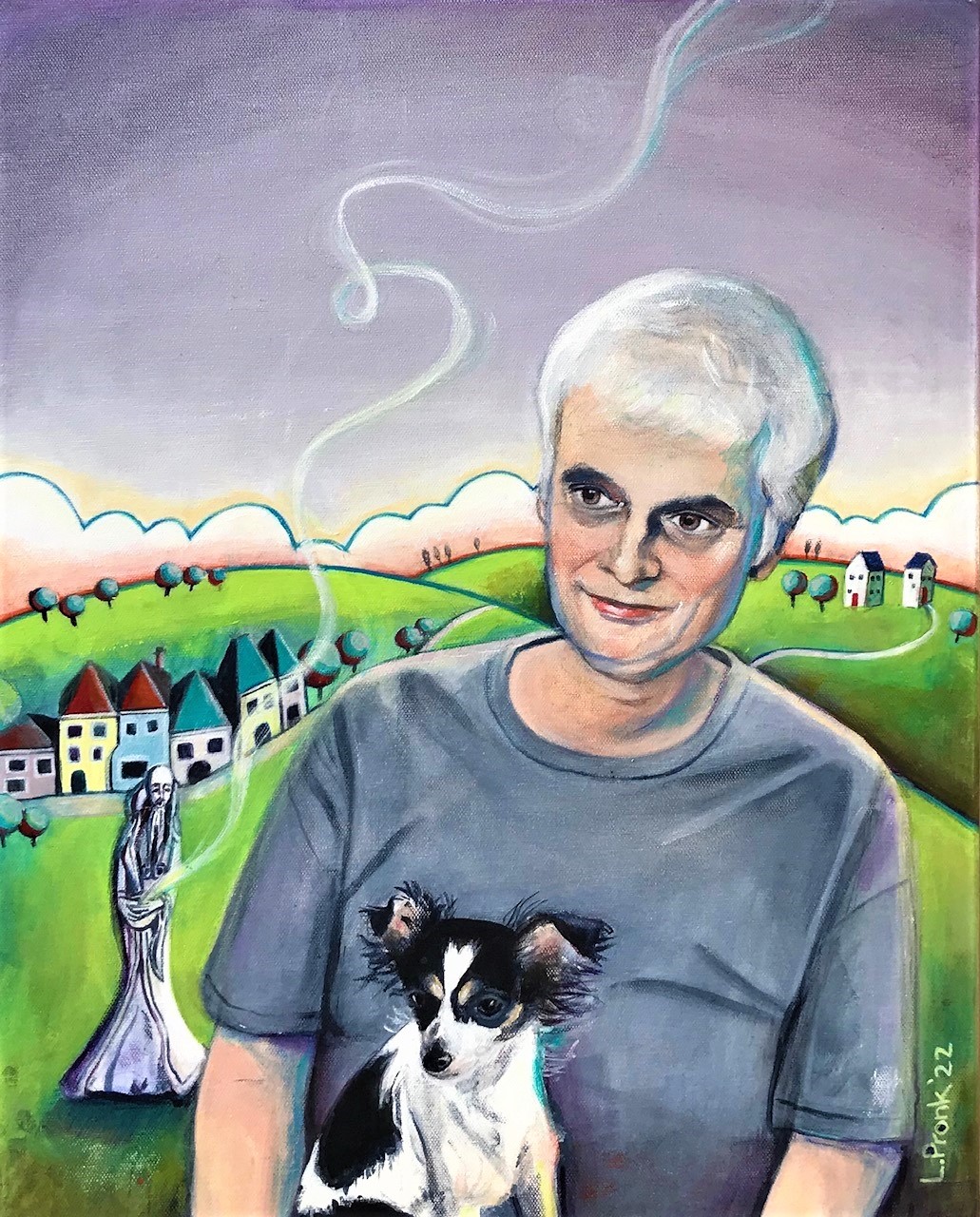 Portrait - Tim and Zippy