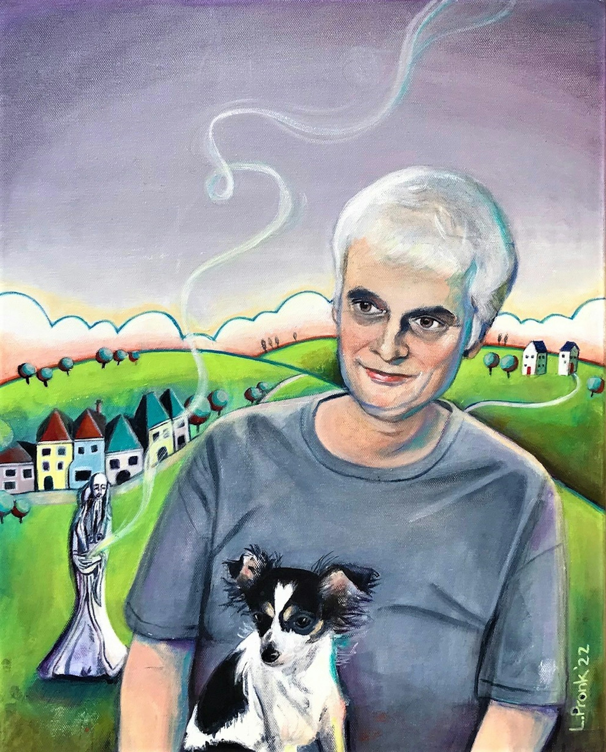 Portrait - Tim and Zippy