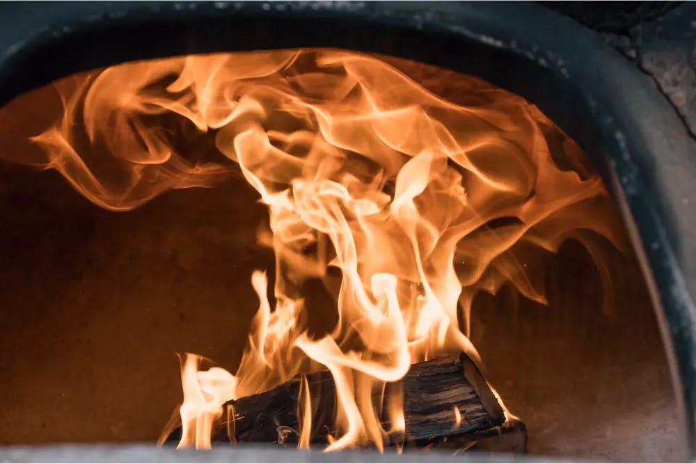 wood fire