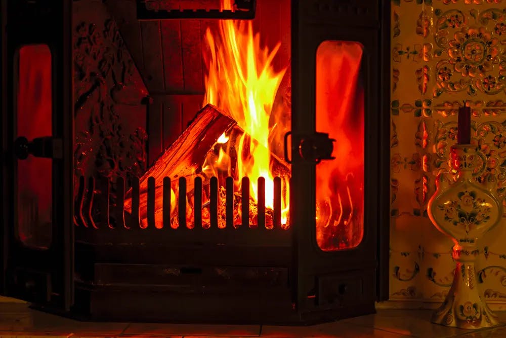 wood fire