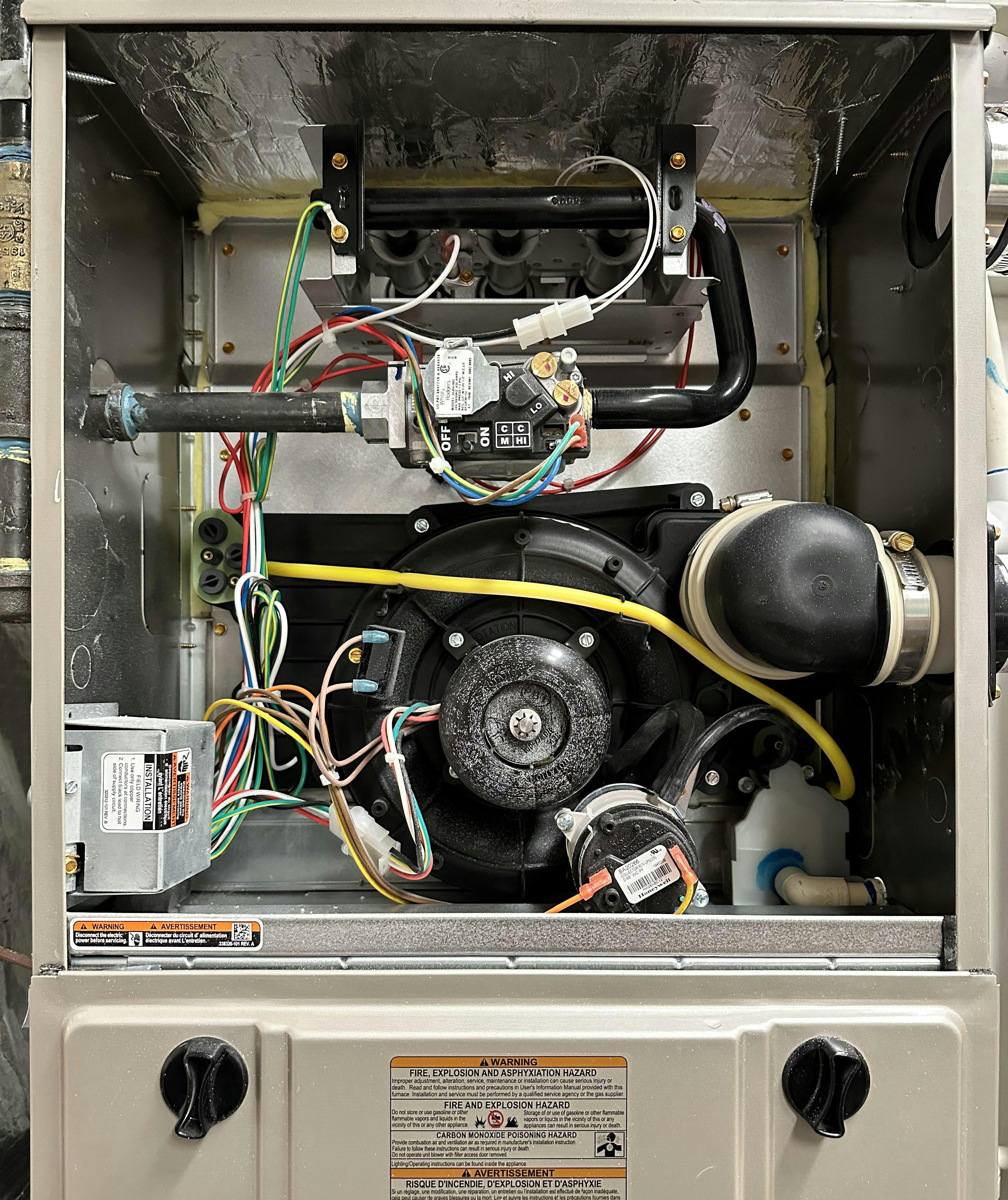inside of furnace