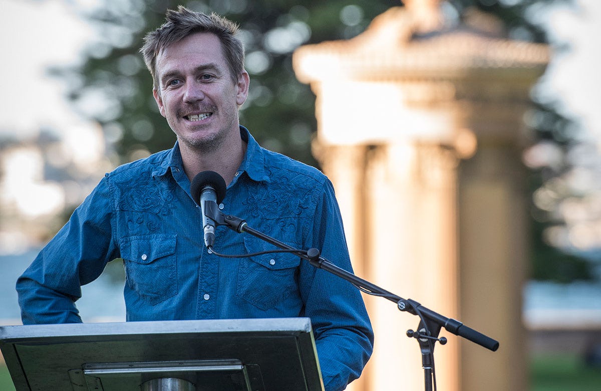 Lysicrates Prize 2018 Travis Cotton winning playwright