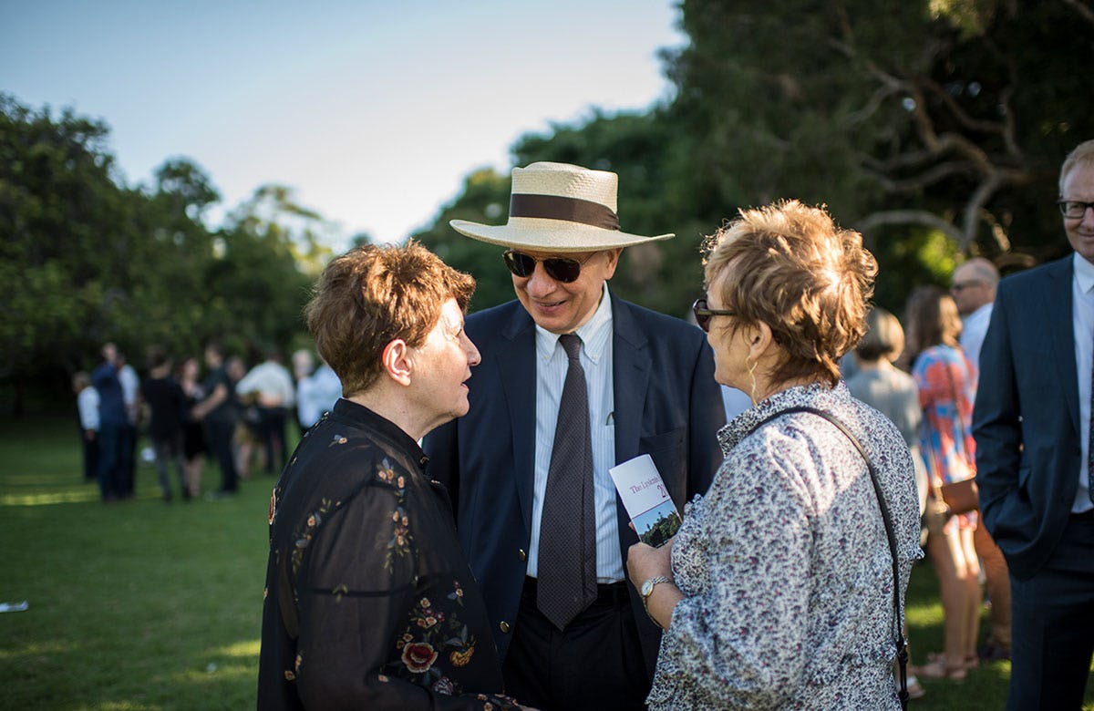 Lysicrates Prize 2018 Patricia Azarias, John Azarias, Kathleen Gilbert